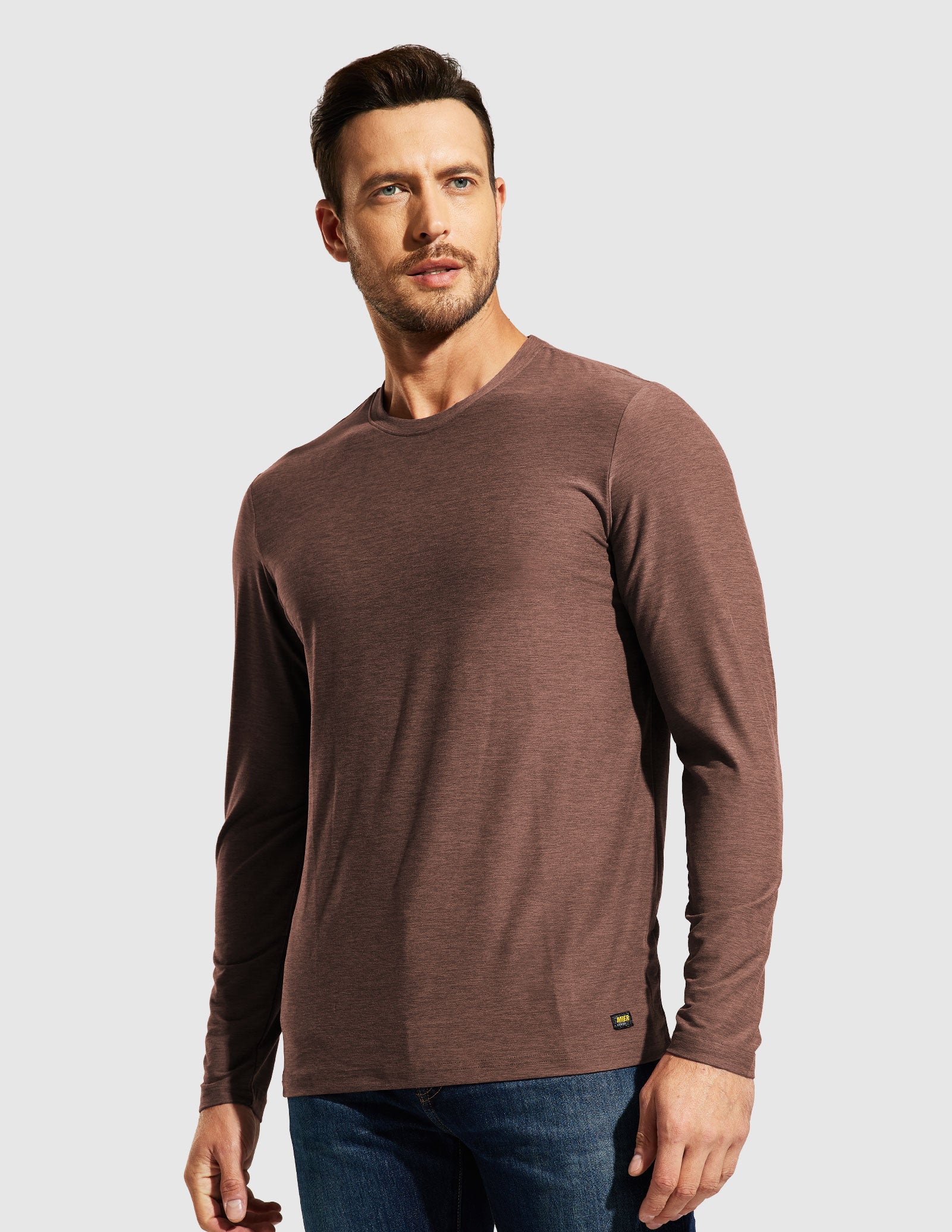 Men’s X-Sofort® Buttery Soft Long Sleeve Athletic Crew Neck Tee - Image 50