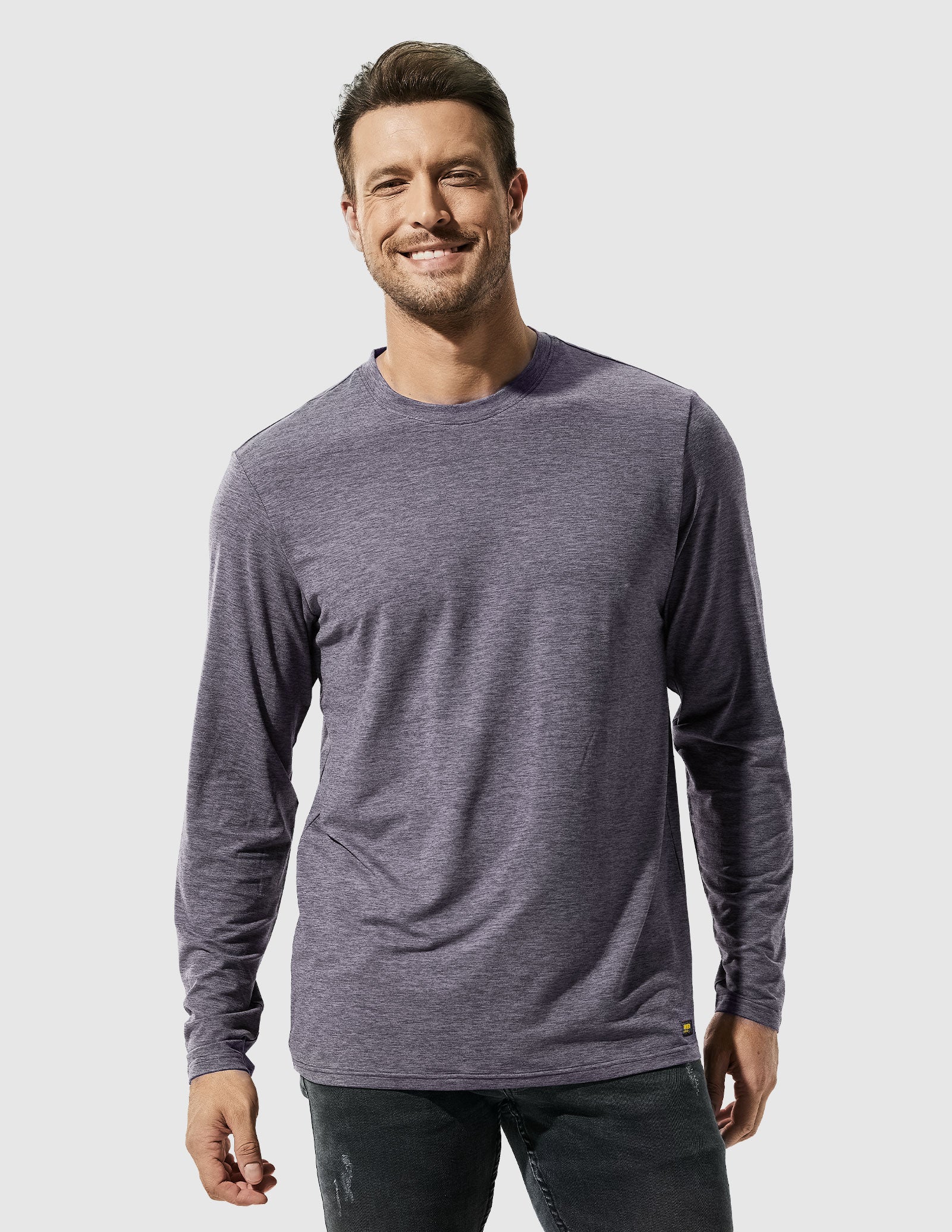 Men’s X-Sofort® Buttery Soft Long Sleeve Athletic Crew Neck Tee - Image 54