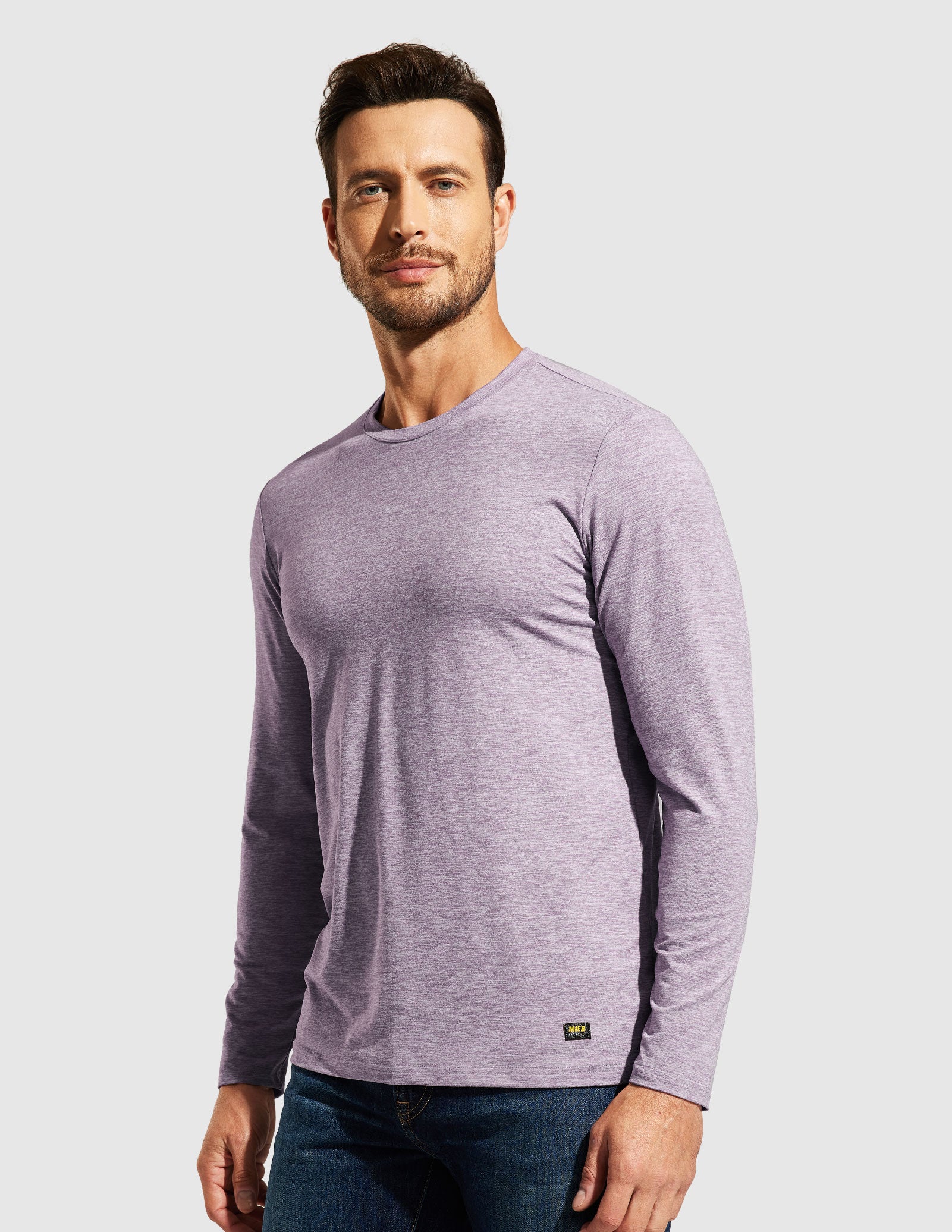 Men’s X-Sofort® Buttery Soft Long Sleeve Athletic Crew Neck Tee - Image 73