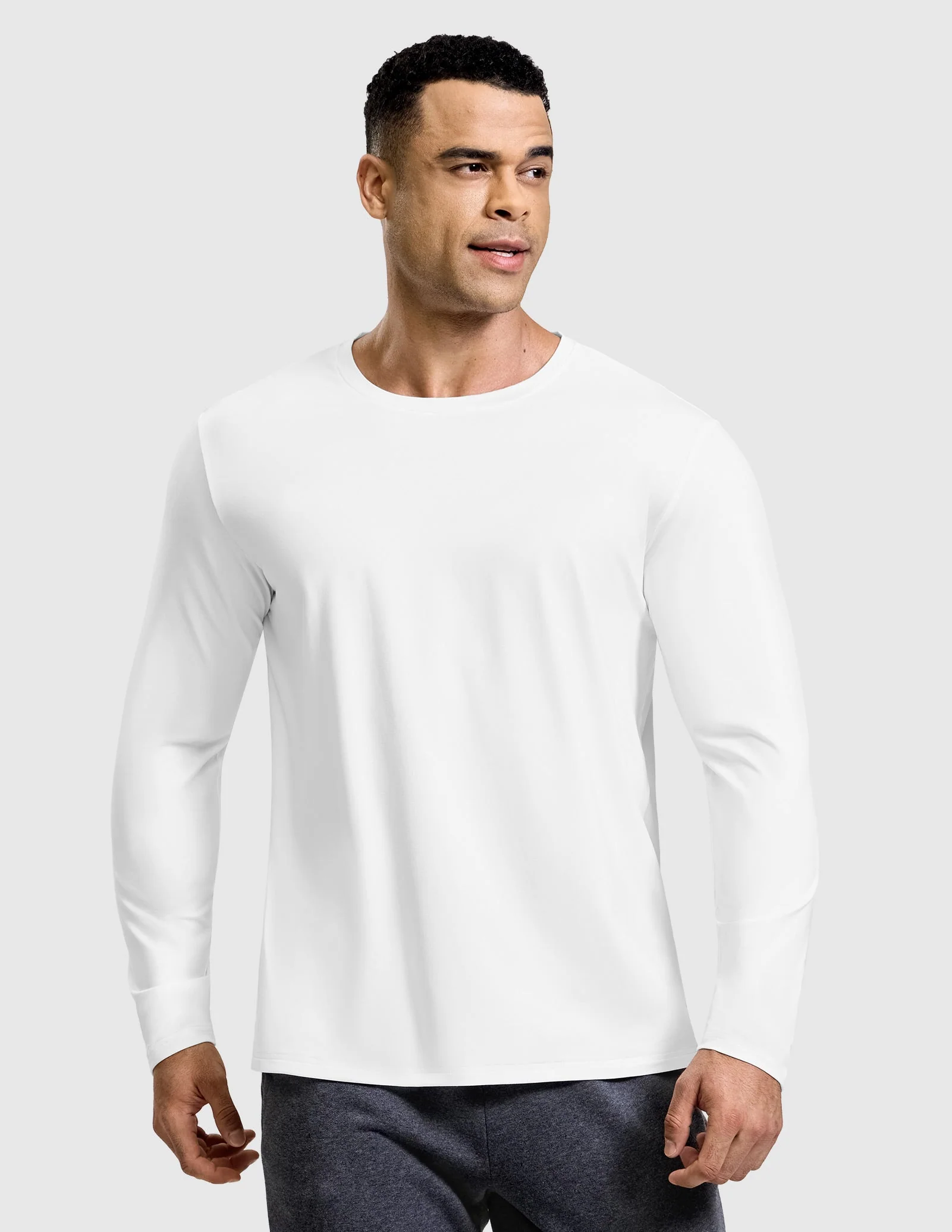 Men’s X-Sofort® Buttery Soft Long Sleeve Athletic Crew Neck Tee - Image 78