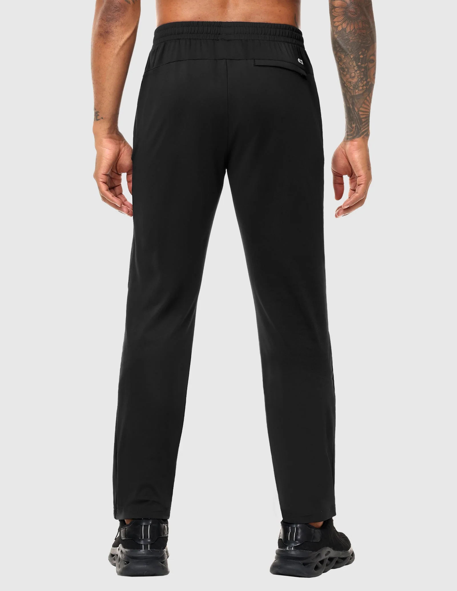 Men's Athletic Sweatpants with 3 Zipper Pockets – Lightweight Track Pants - Image 10