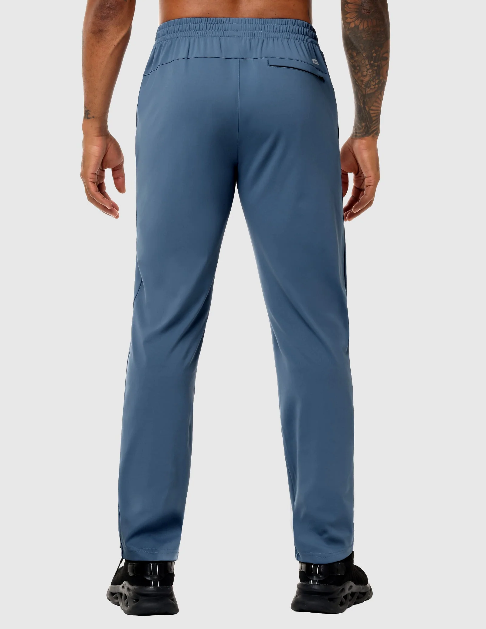 Men's Athletic Sweatpants with 3 Zipper Pockets – Lightweight Track Pants - Image 15