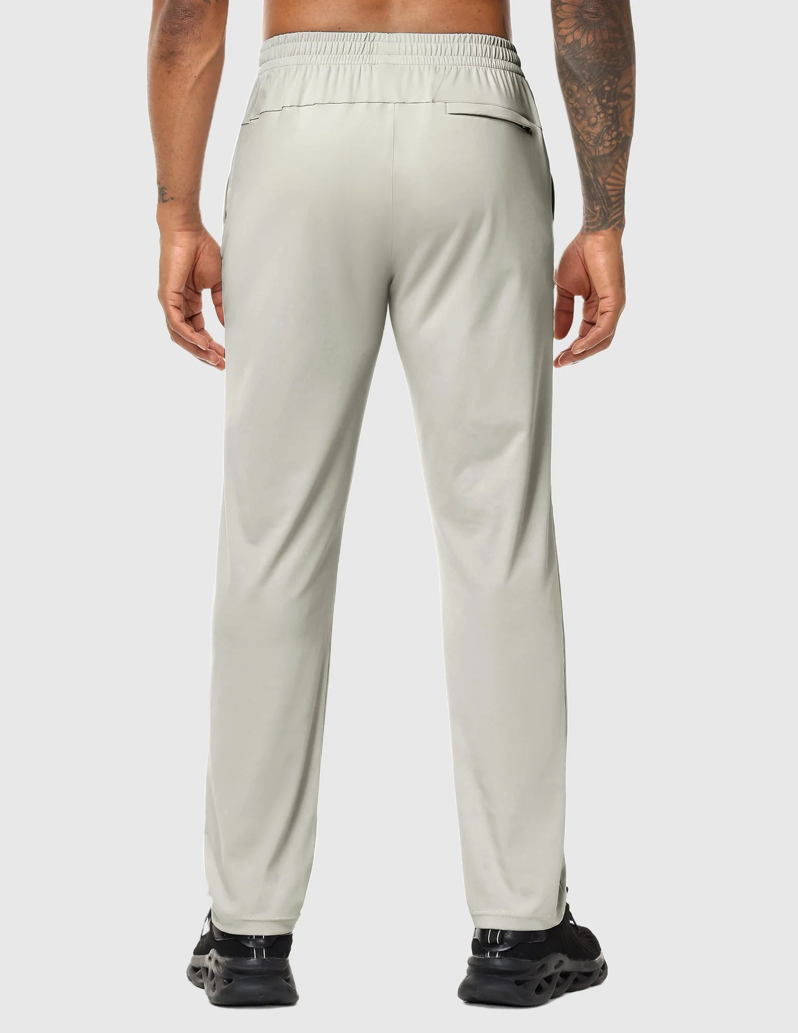 Men's Athletic Sweatpants with 3 Zipper Pockets – Lightweight Track Pants - Image 27