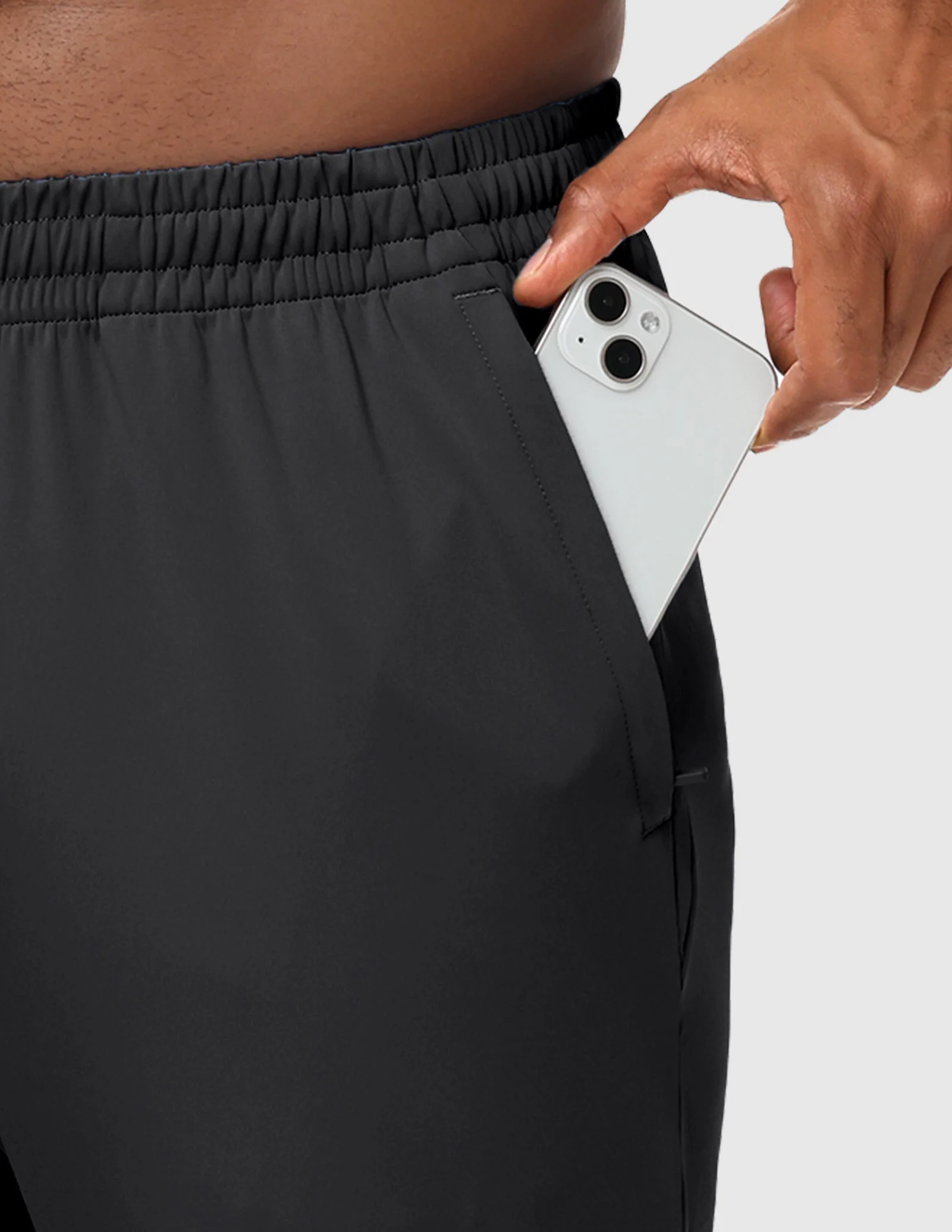 Men's Athletic Sweatpants with 3 Zipper Pockets – Lightweight Track Pants - Image 35