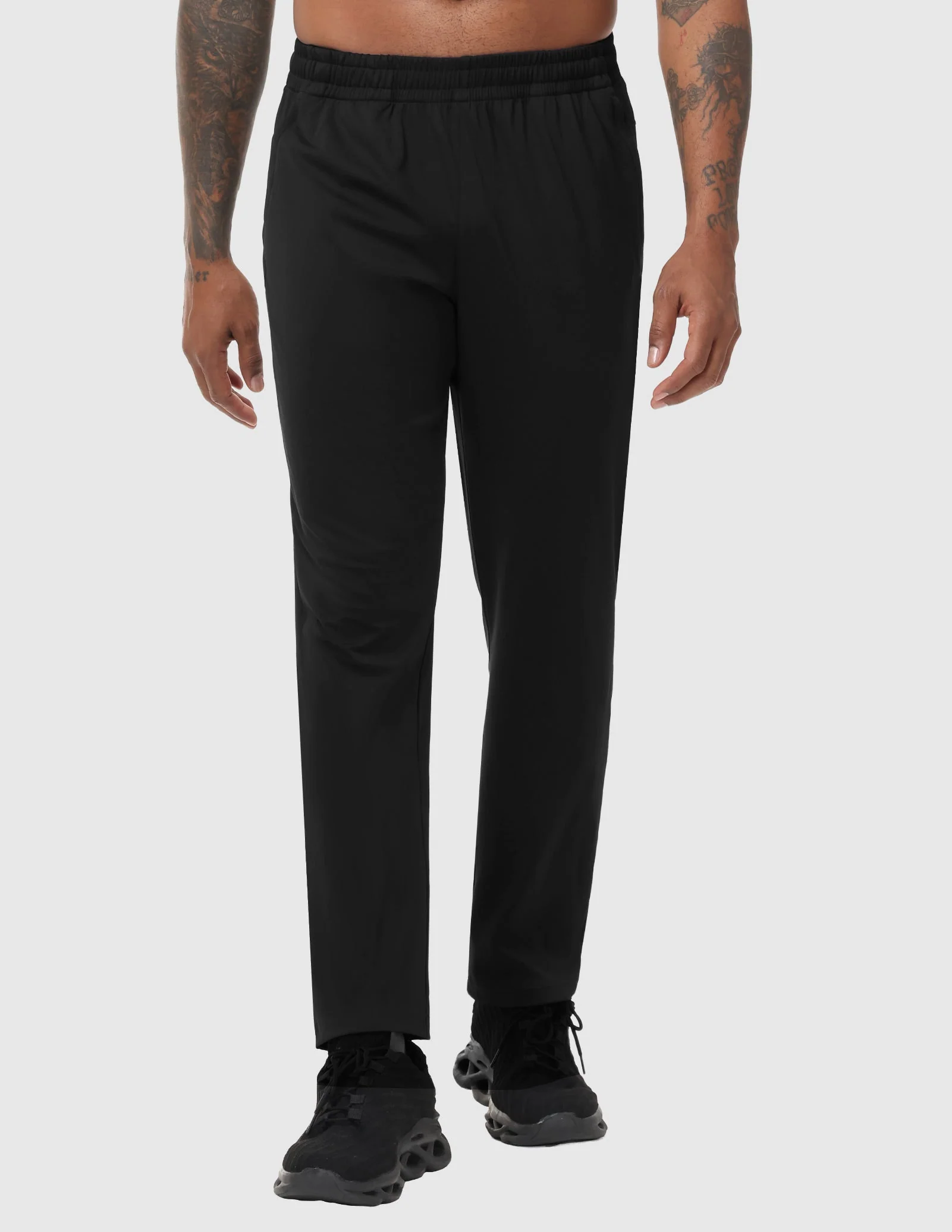 Men's Athletic Sweatpants with 3 Zipper Pockets – Lightweight Track Pants - Image 8