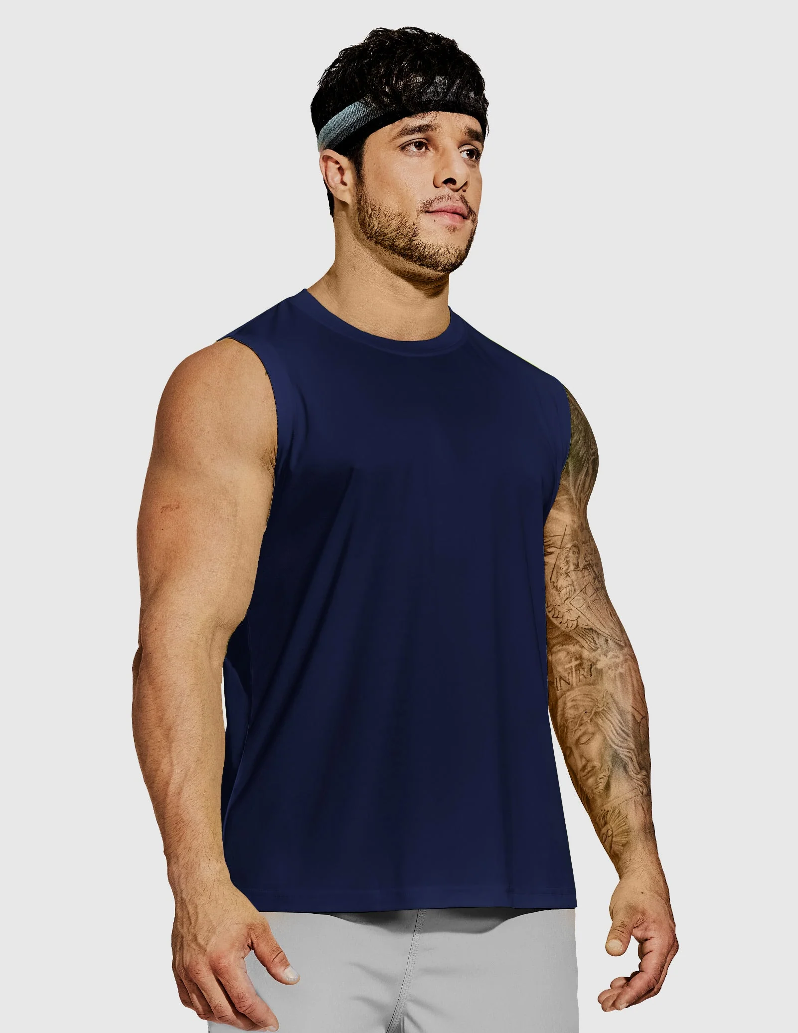 Men's BreezeRun Sleeveless Shirt - Image 13
