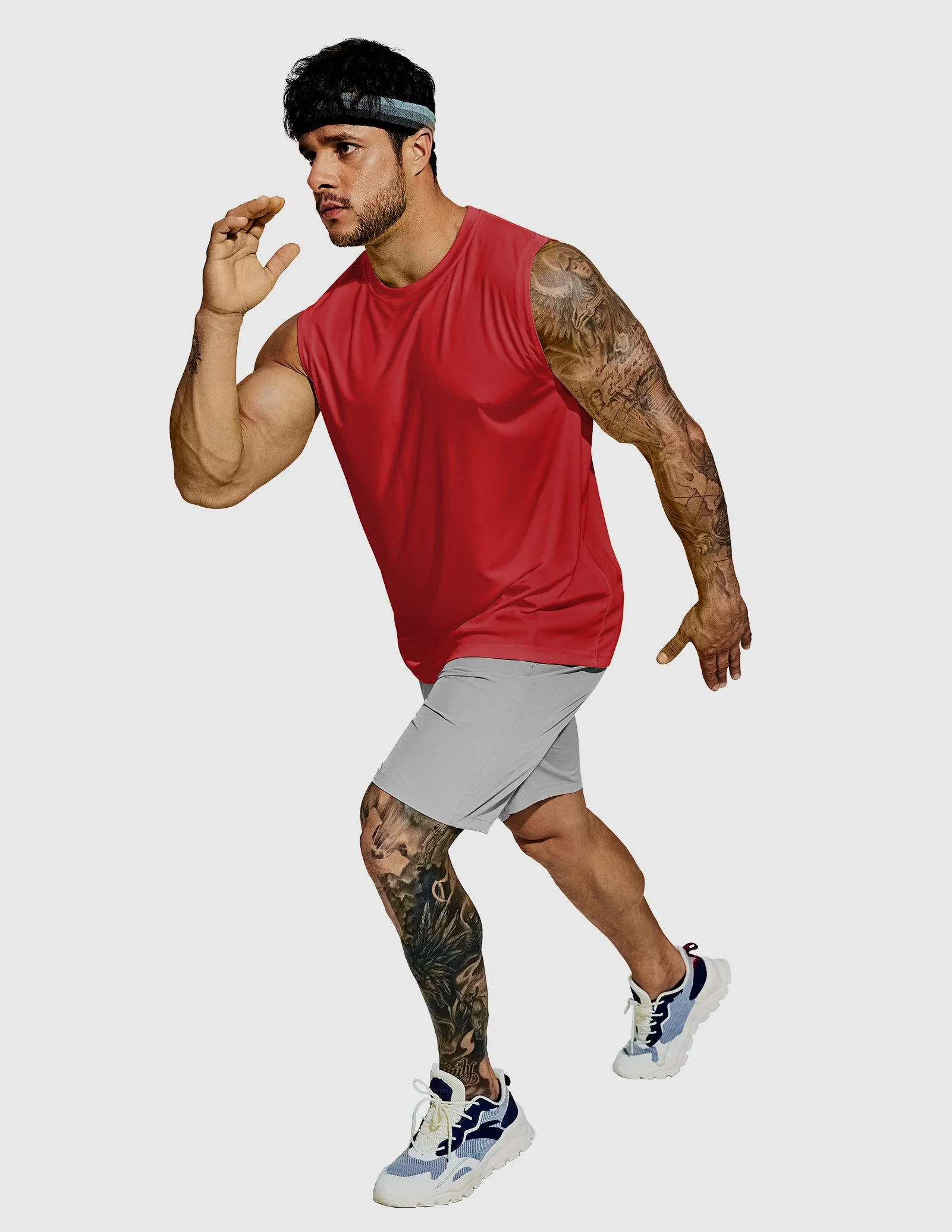 Men's BreezeRun Sleeveless Shirt - Image 21