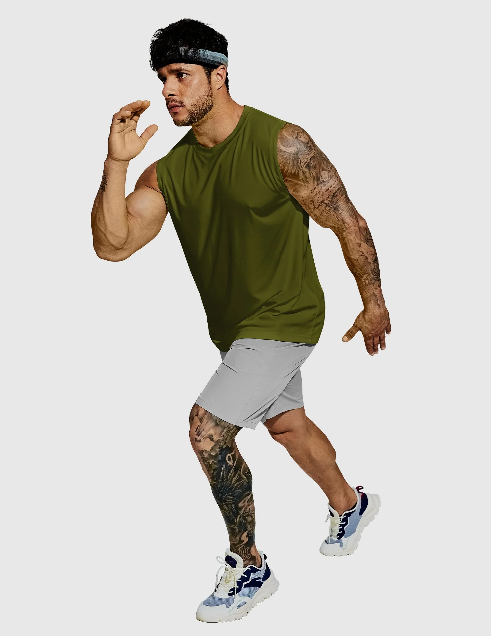 Men's BreezeRun Sleeveless Shirt - Image 31