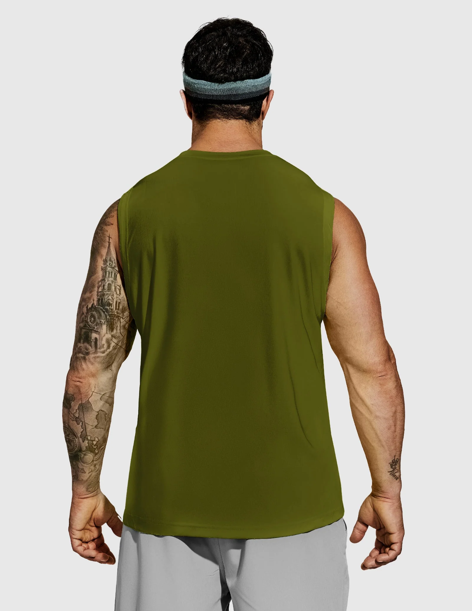 Men's BreezeRun Sleeveless Shirt - Image 36