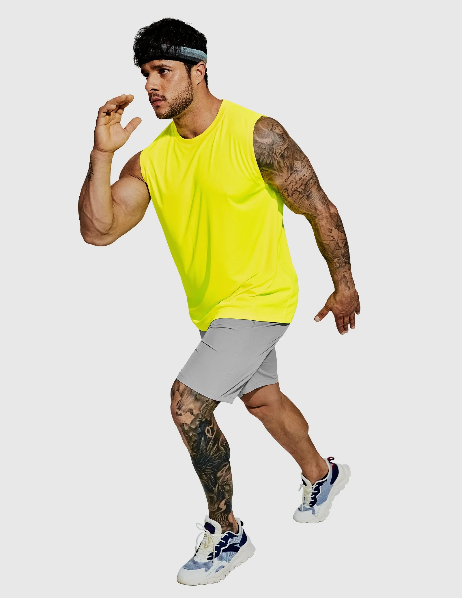 Men's BreezeRun Sleeveless Shirt - Image 37