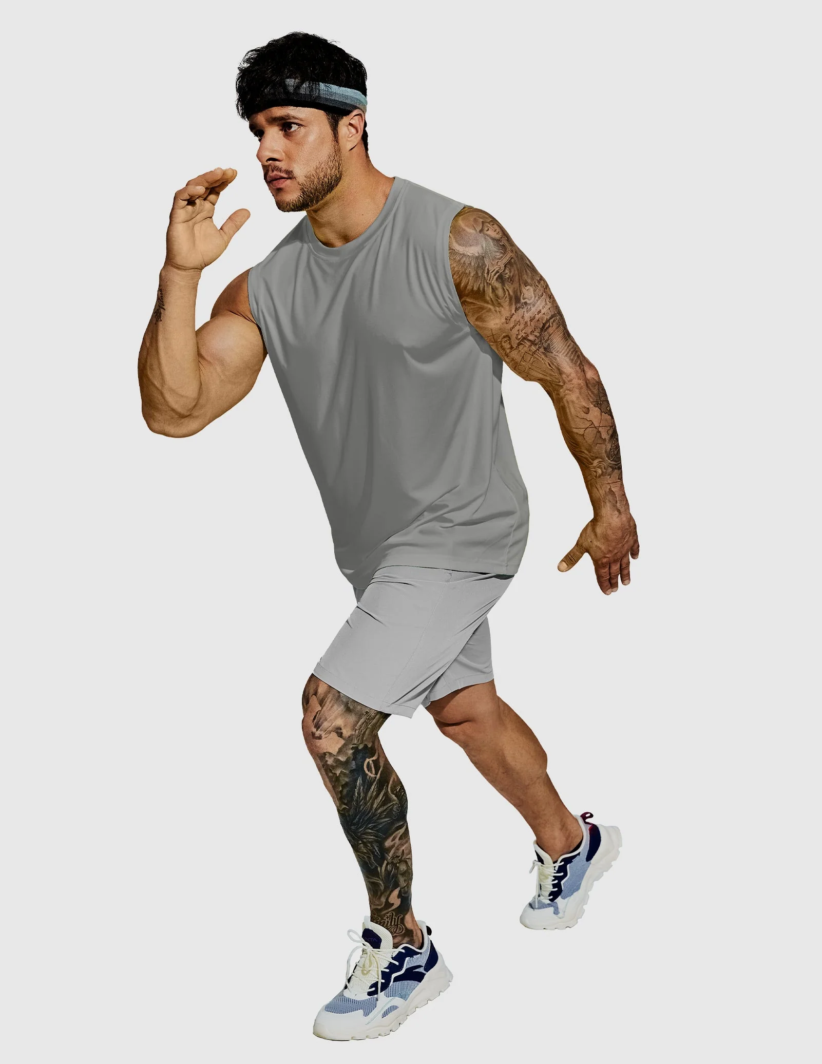 Men's BreezeRun Sleeveless Shirt - Image 46