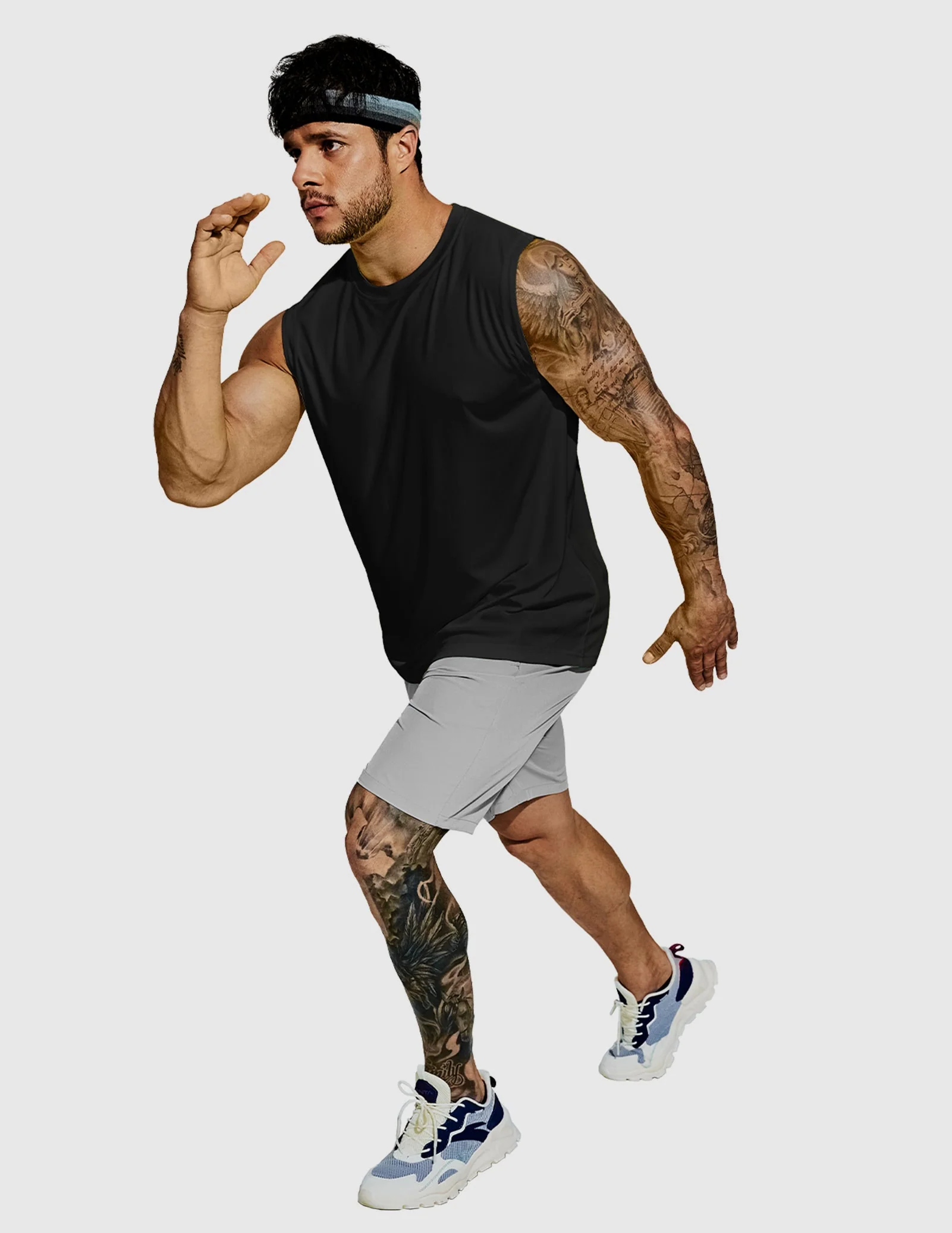 Men's BreezeRun Sleeveless Shirt - Image 56