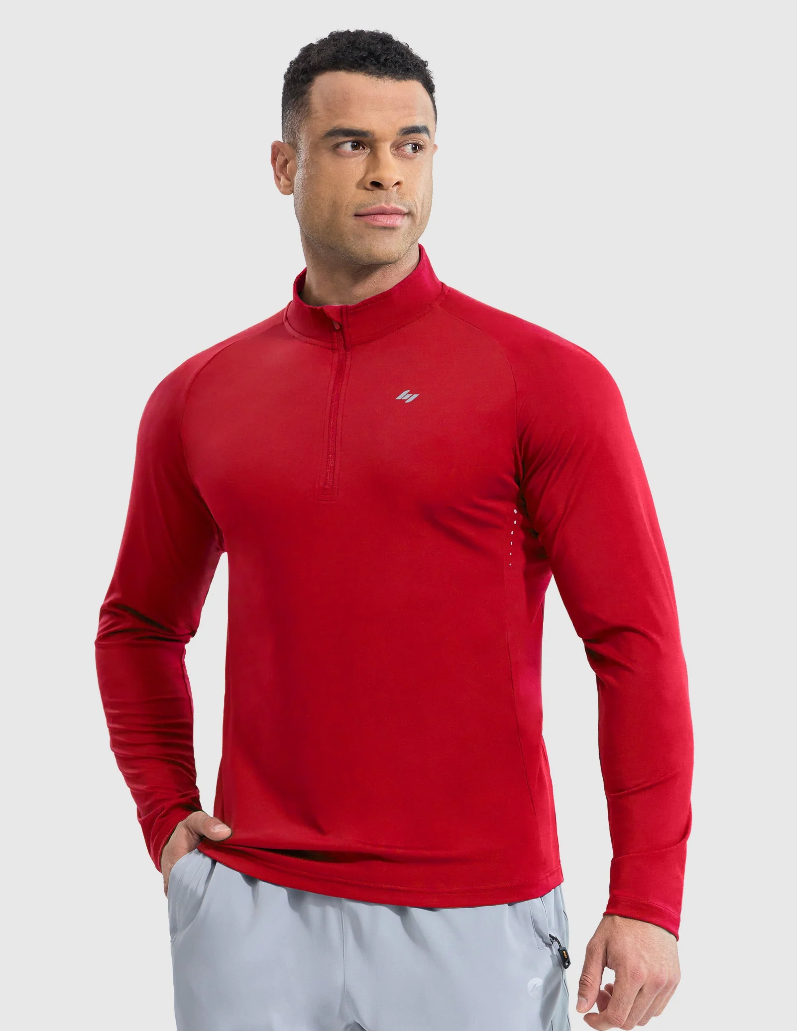 Men's Long Sleeve Train 1/4 Zip - Image 43