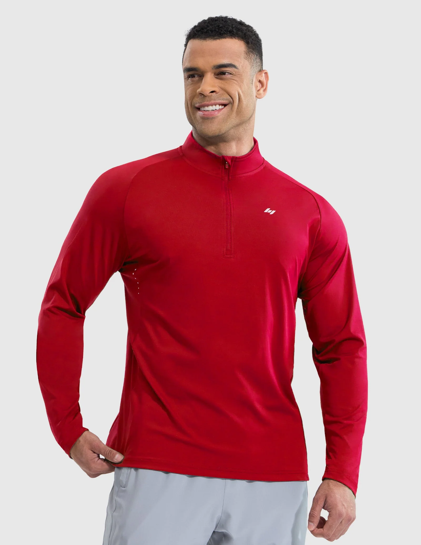Men's Long Sleeve Train 1/4 Zip - Image 44