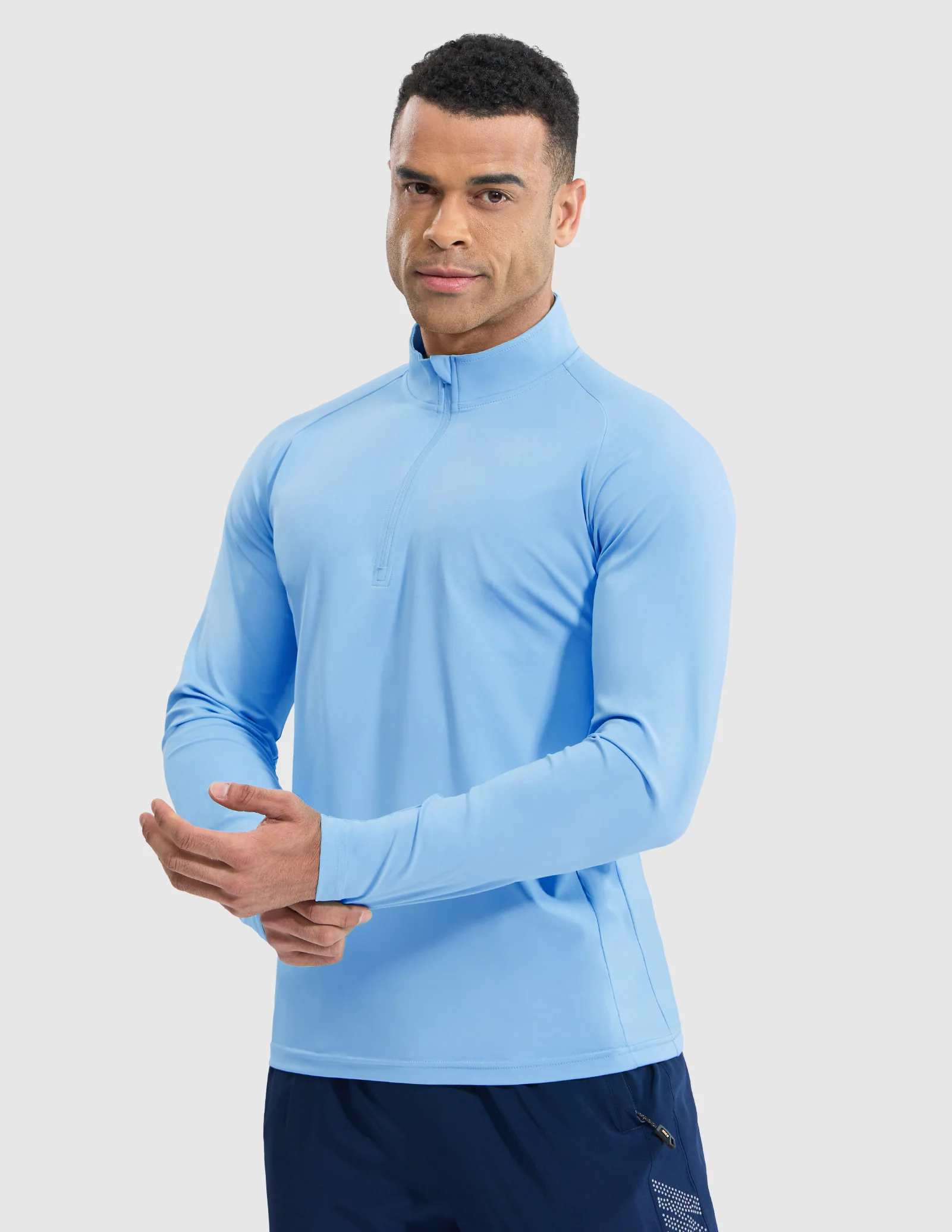 Men's Long Sleeve Train 1/4 Zip - Image 73