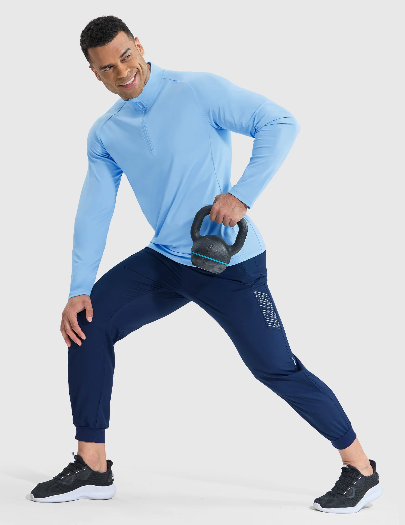 Men's Long Sleeve Train 1/4 Zip - Image 75