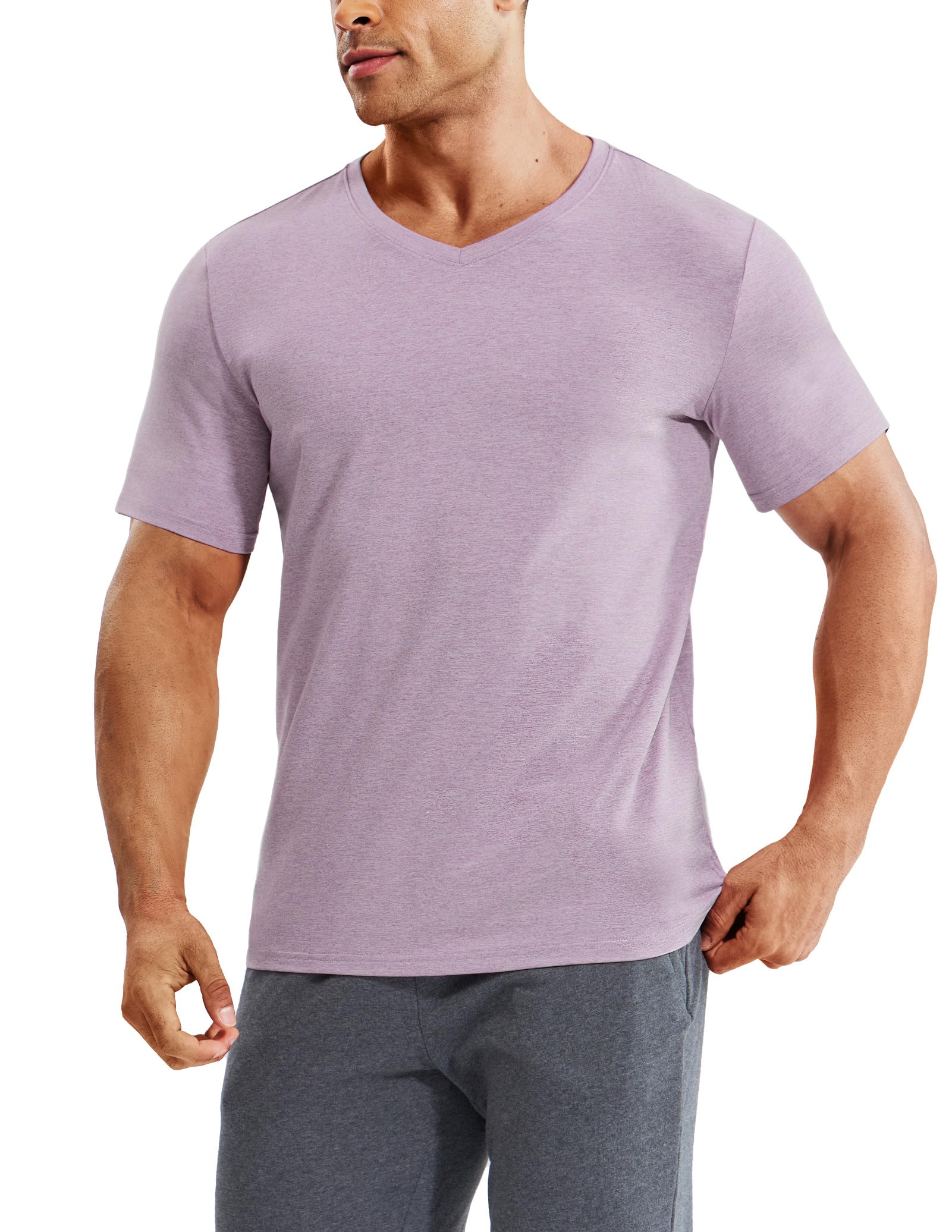 Men’s X-Sofort® Buttery Soft Dry Fit V-Neck Workout T-Shirt - Image 11