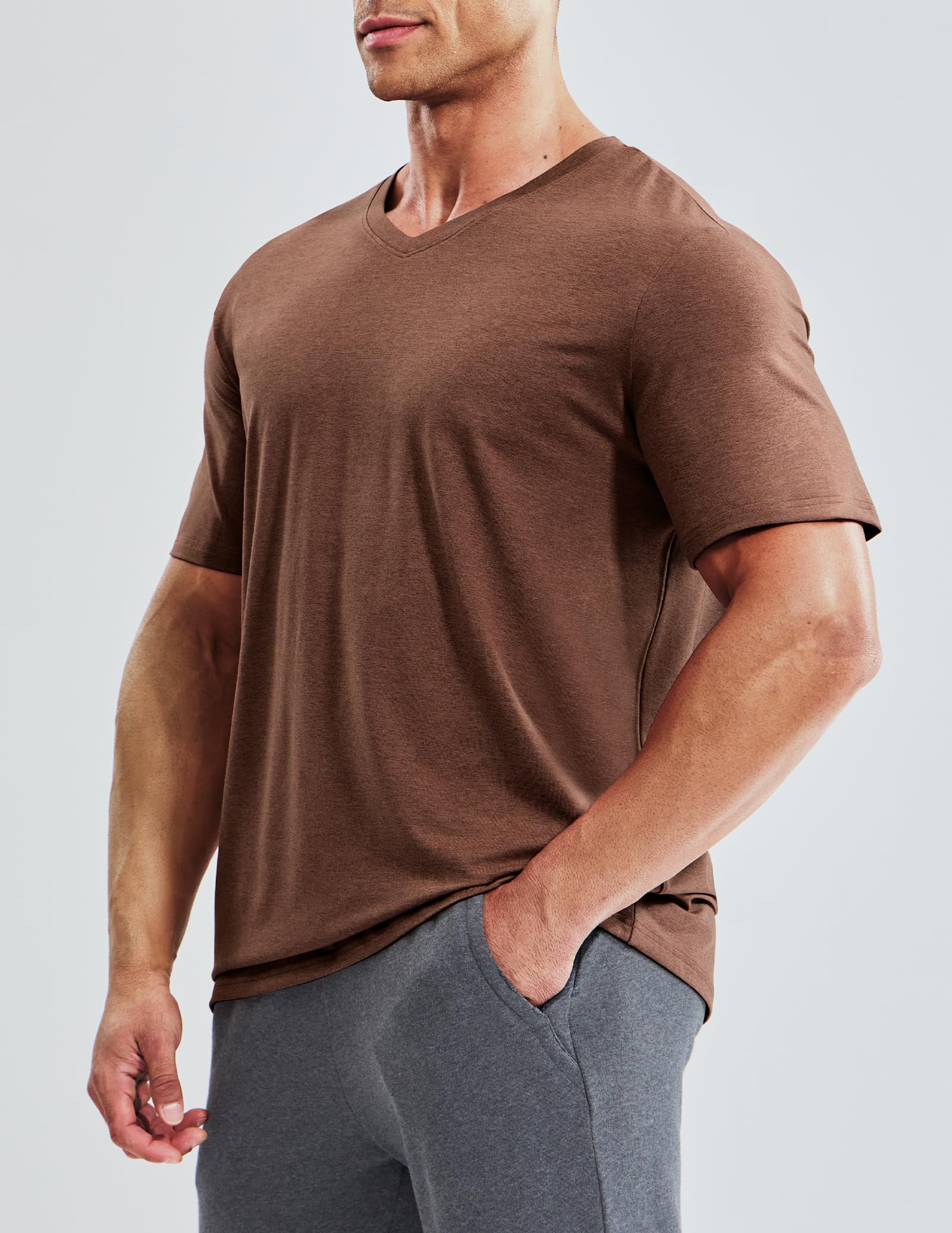 Men’s X-Sofort® Buttery Soft Dry Fit V-Neck Workout T-Shirt - Image 12