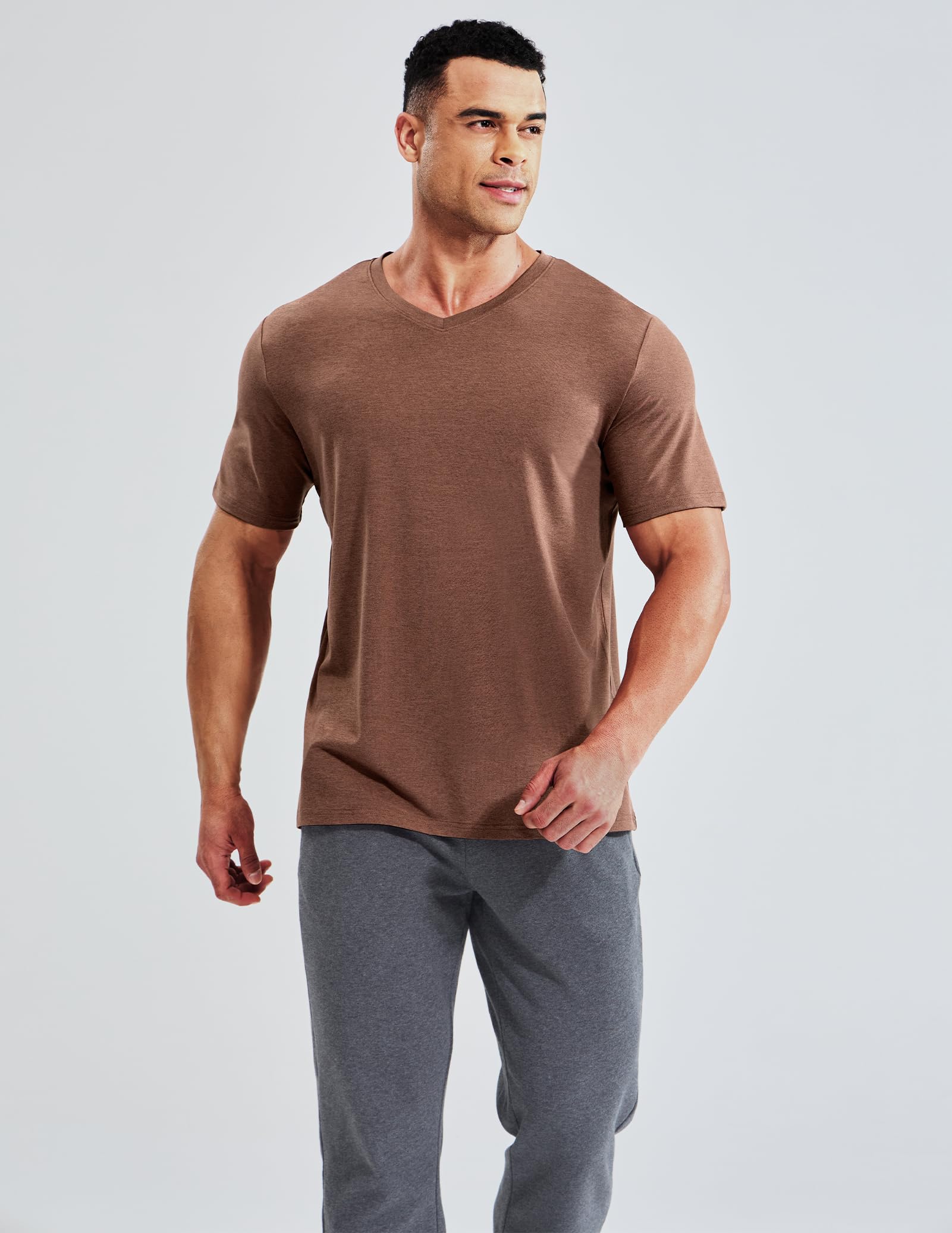 Men’s X-Sofort® Buttery Soft Dry Fit V-Neck Workout T-Shirt - Image 15