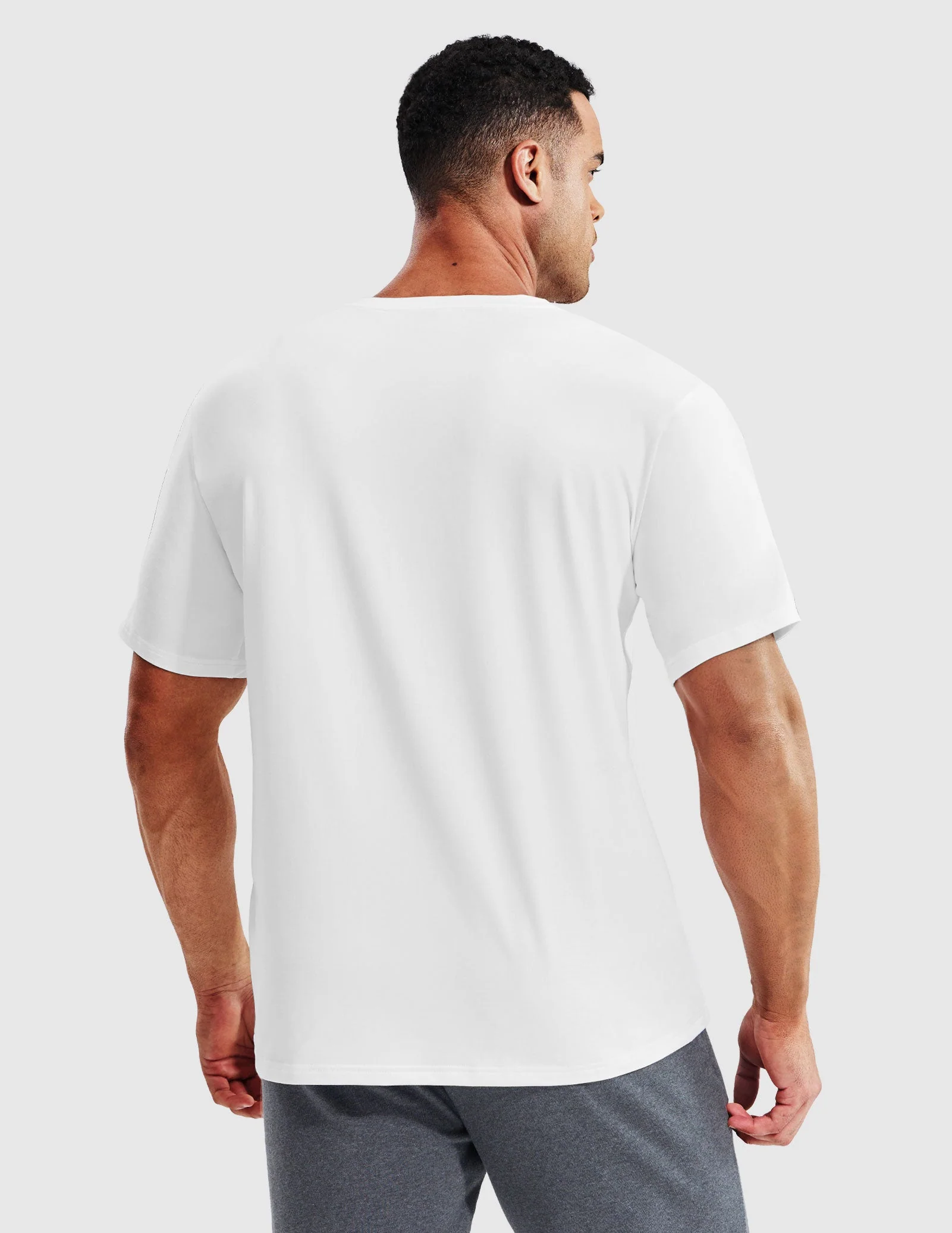 Men’s X-Sofort® Buttery Soft Dry Fit V-Neck Workout T-Shirt - Image 17