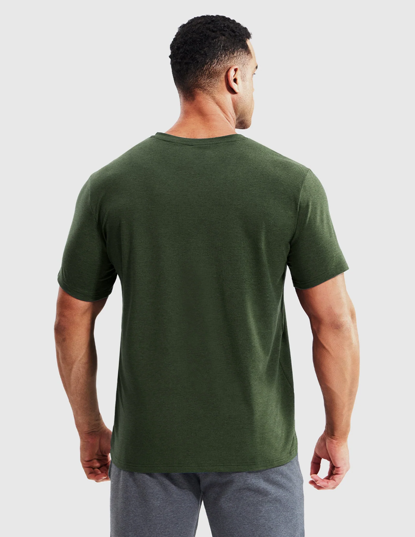Men’s X-Sofort® Buttery Soft Dry Fit V-Neck Workout T-Shirt - Image 28