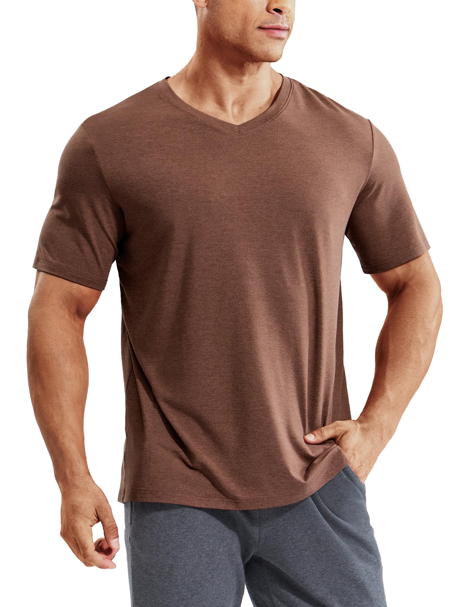 Men’s X-Sofort® Buttery Soft Dry Fit V-Neck Workout T-Shirt - Image 3