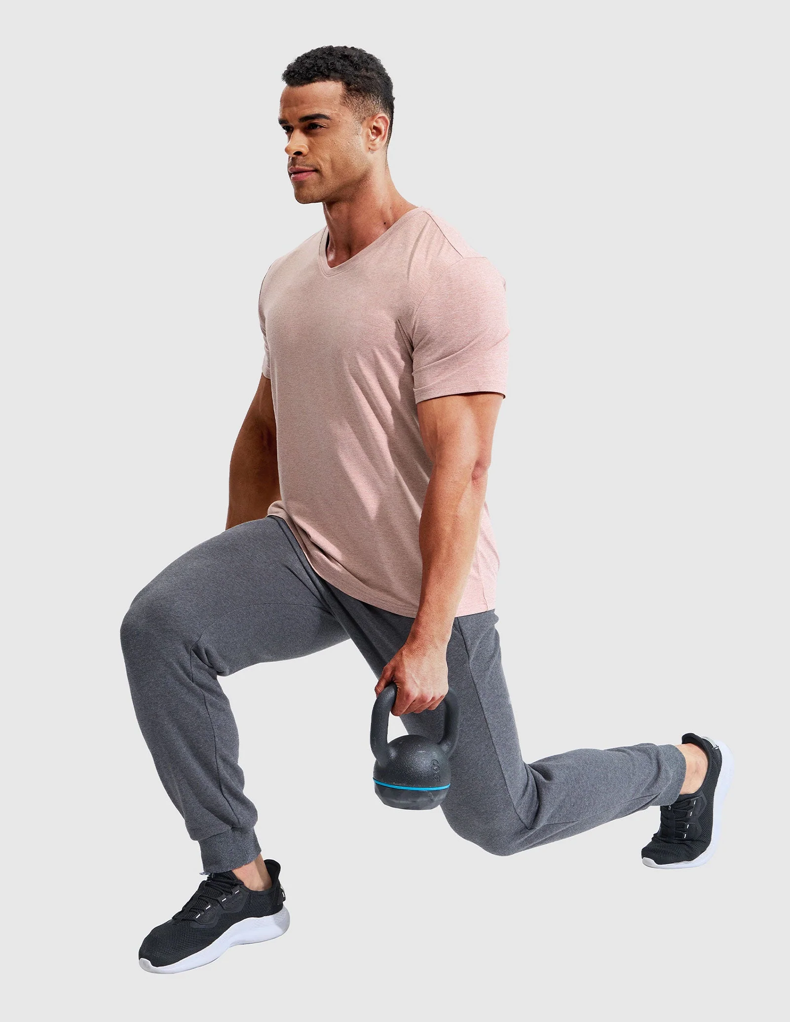 Men’s X-Sofort® Buttery Soft Dry Fit V-Neck Workout T-Shirt - Image 31
