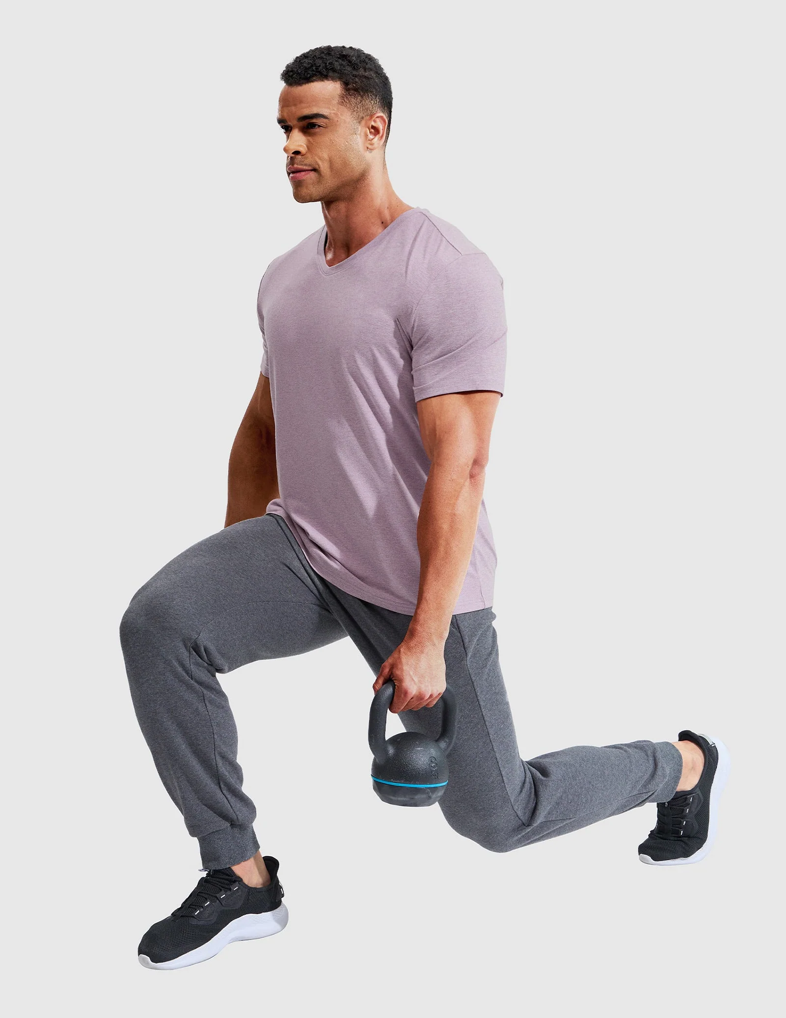 Men’s X-Sofort® Buttery Soft Dry Fit V-Neck Workout T-Shirt - Image 41