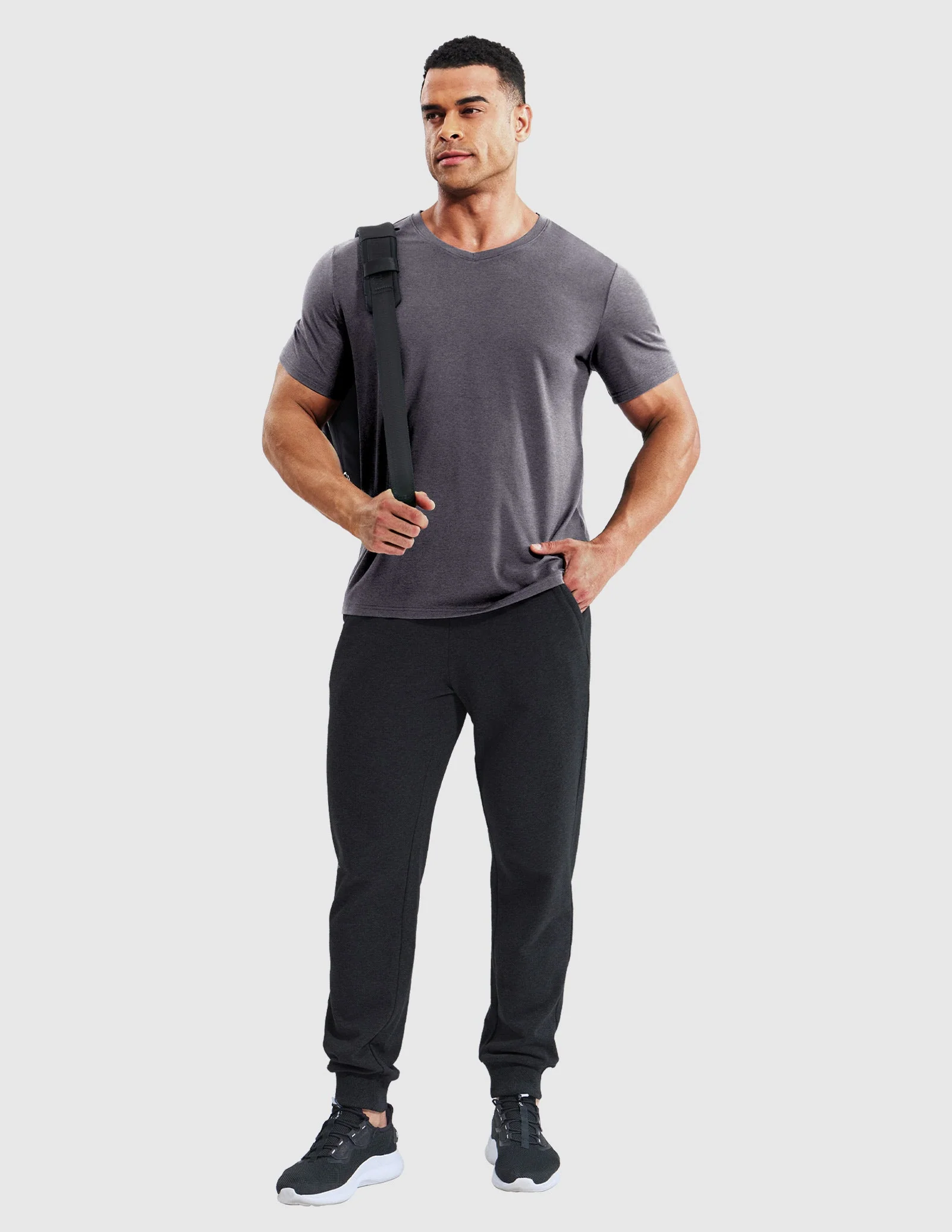 Men’s X-Sofort® Buttery Soft Dry Fit V-Neck Workout T-Shirt - Image 43