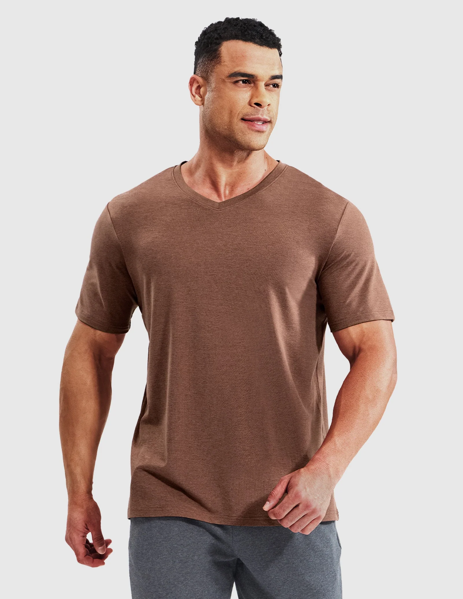 Men’s X-Sofort® Buttery Soft Dry Fit V-Neck Workout T-Shirt - Image 53