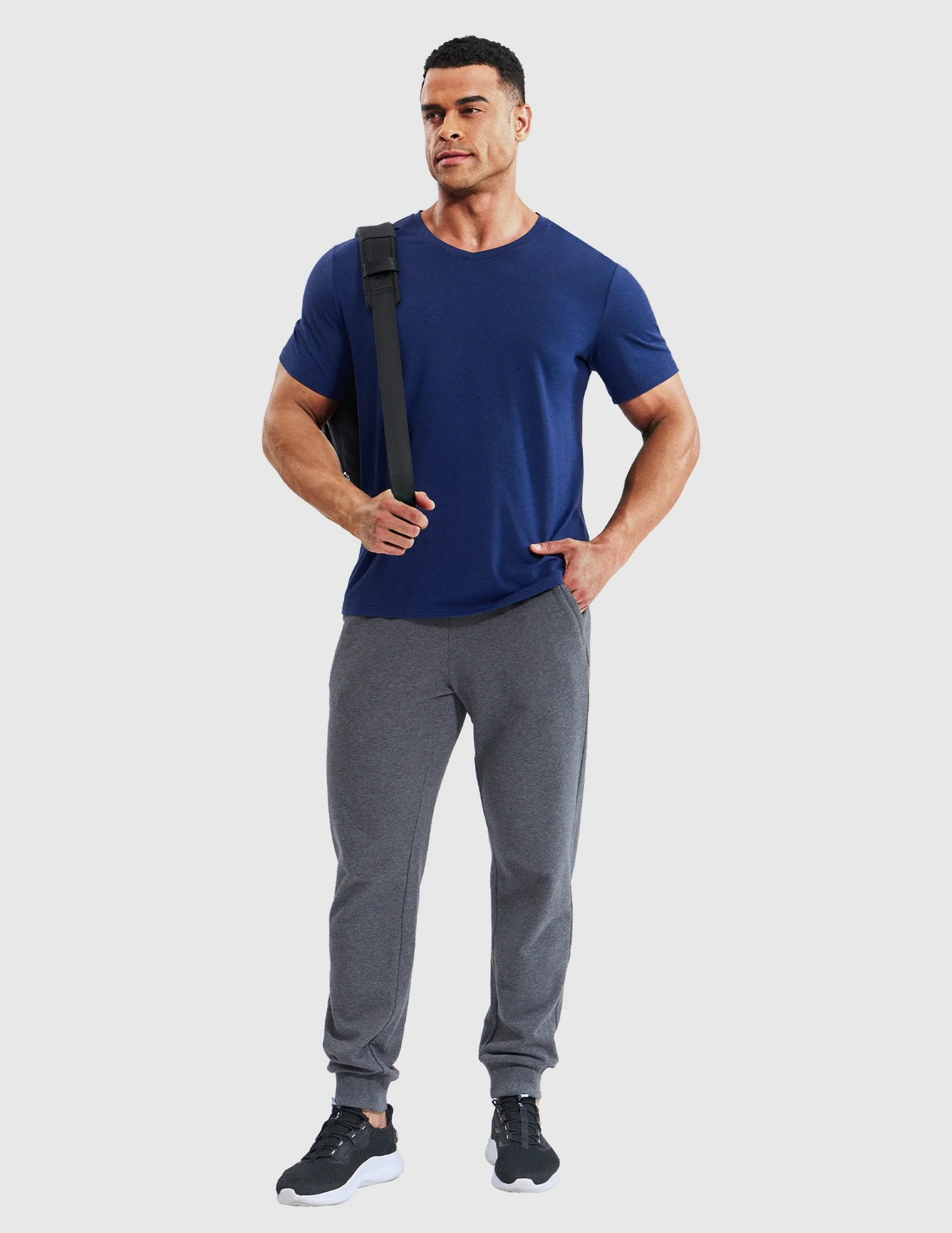 Men’s X-Sofort® Buttery Soft Dry Fit V-Neck Workout T-Shirt - Image 54