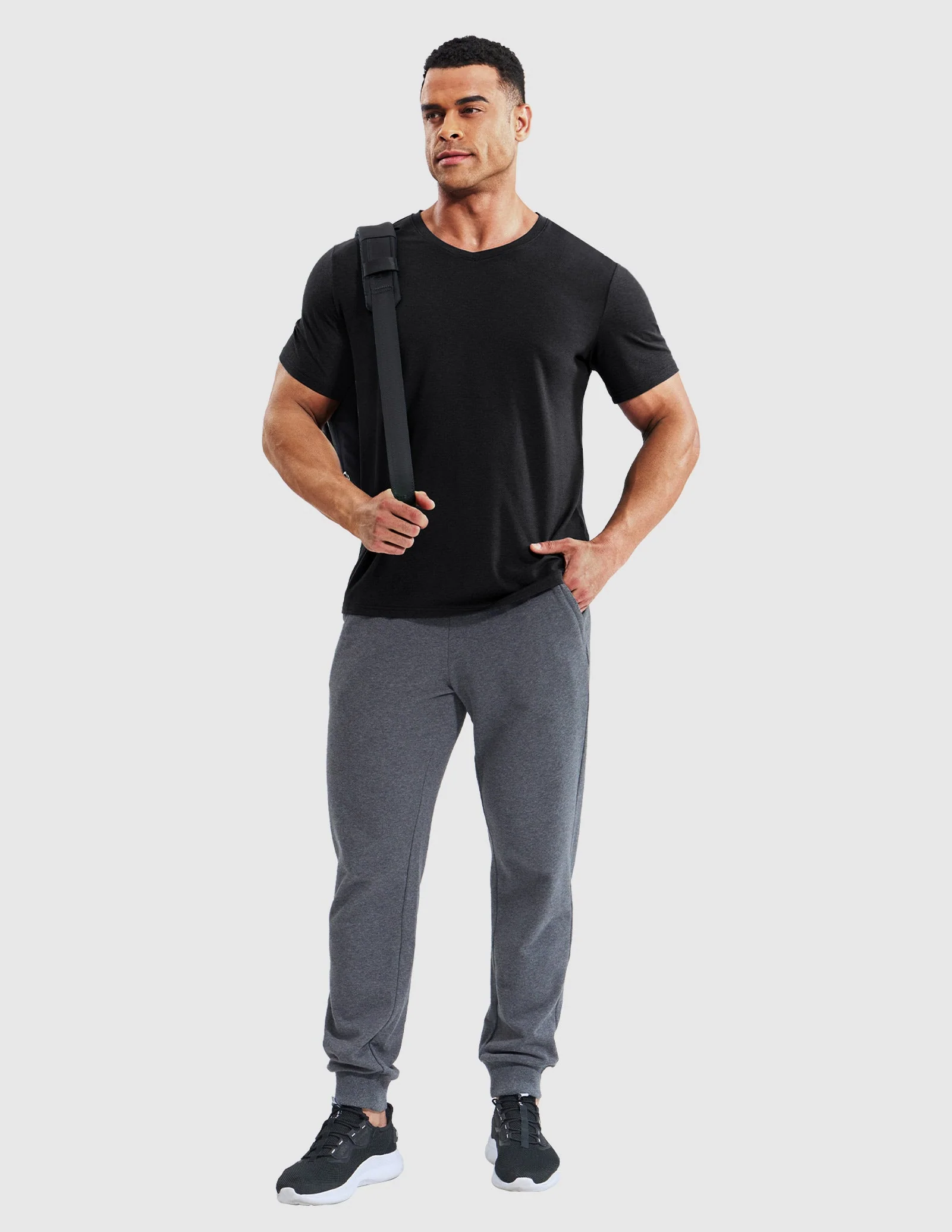 Men’s X-Sofort® Buttery Soft Dry Fit V-Neck Workout T-Shirt - Image 64