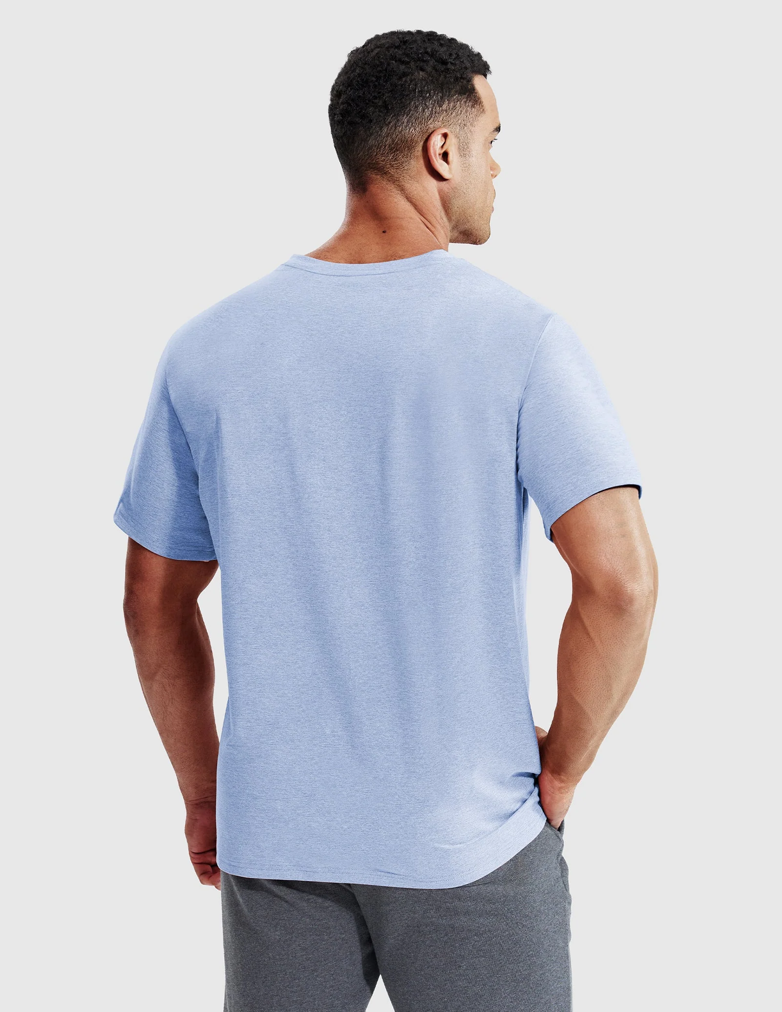Men’s X-Sofort® Buttery Soft Dry Fit V-Neck Workout T-Shirt - Image 72