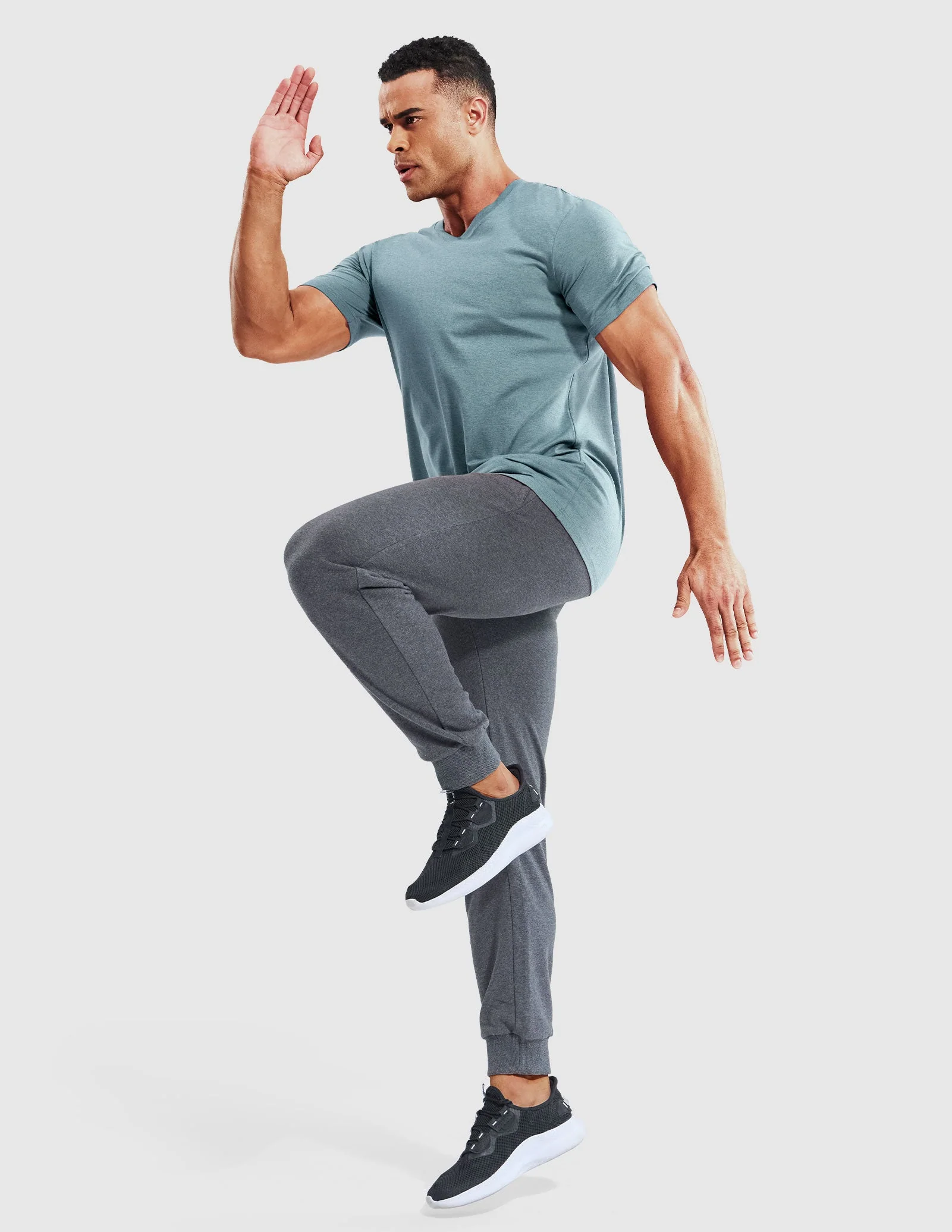 Men’s X-Sofort® Buttery Soft Dry Fit V-Neck Workout T-Shirt - Image 75