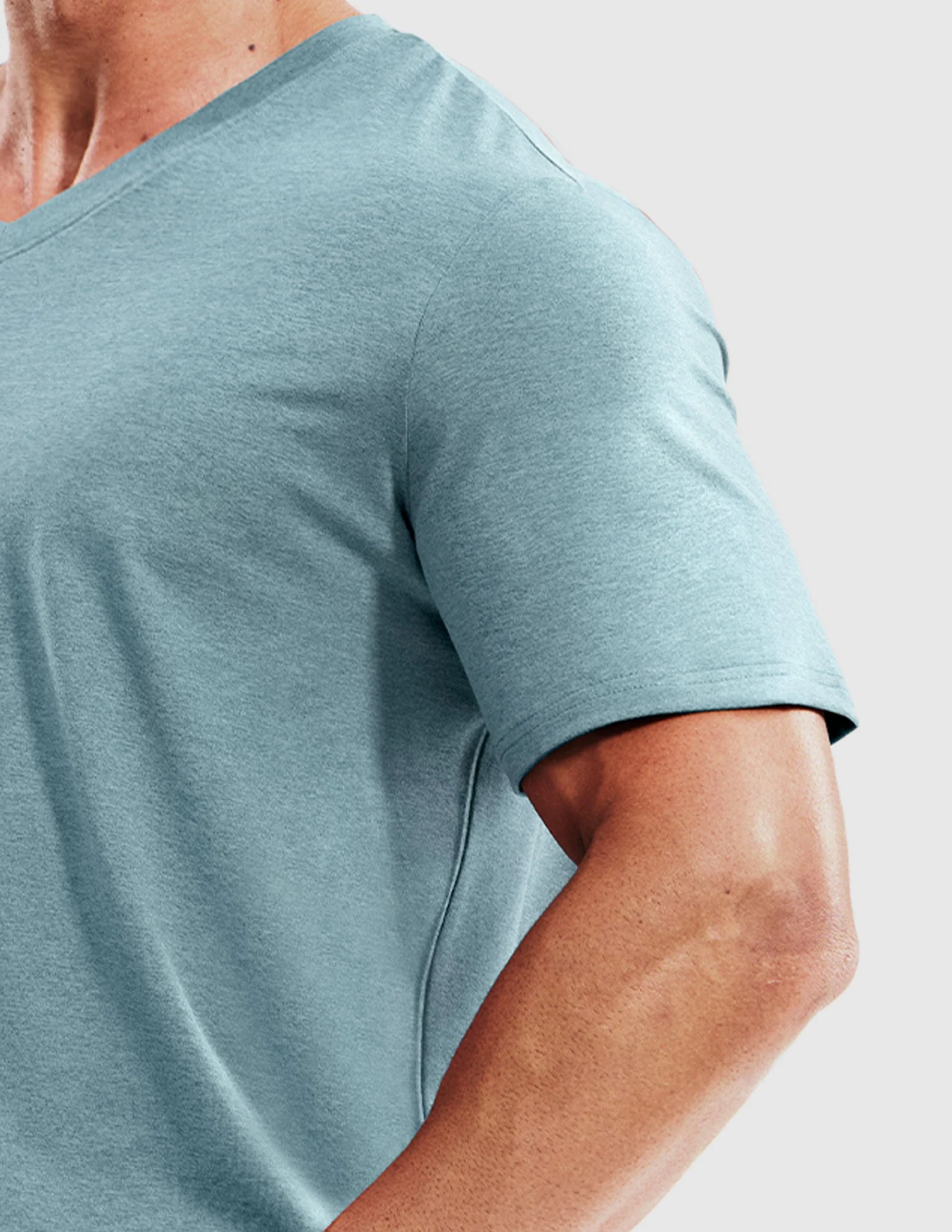 Men’s X-Sofort® Buttery Soft Dry Fit V-Neck Workout T-Shirt - Image 79