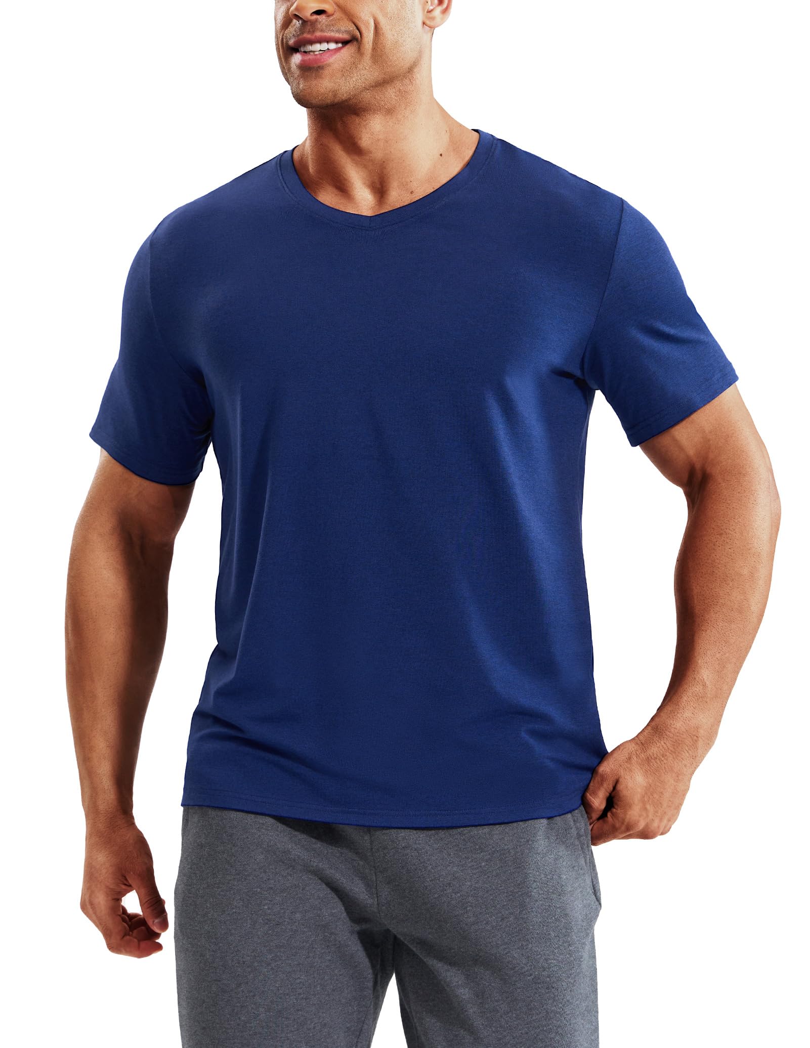 Men’s X-Sofort® Buttery Soft Dry Fit V-Neck Workout T-Shirt - Image 8