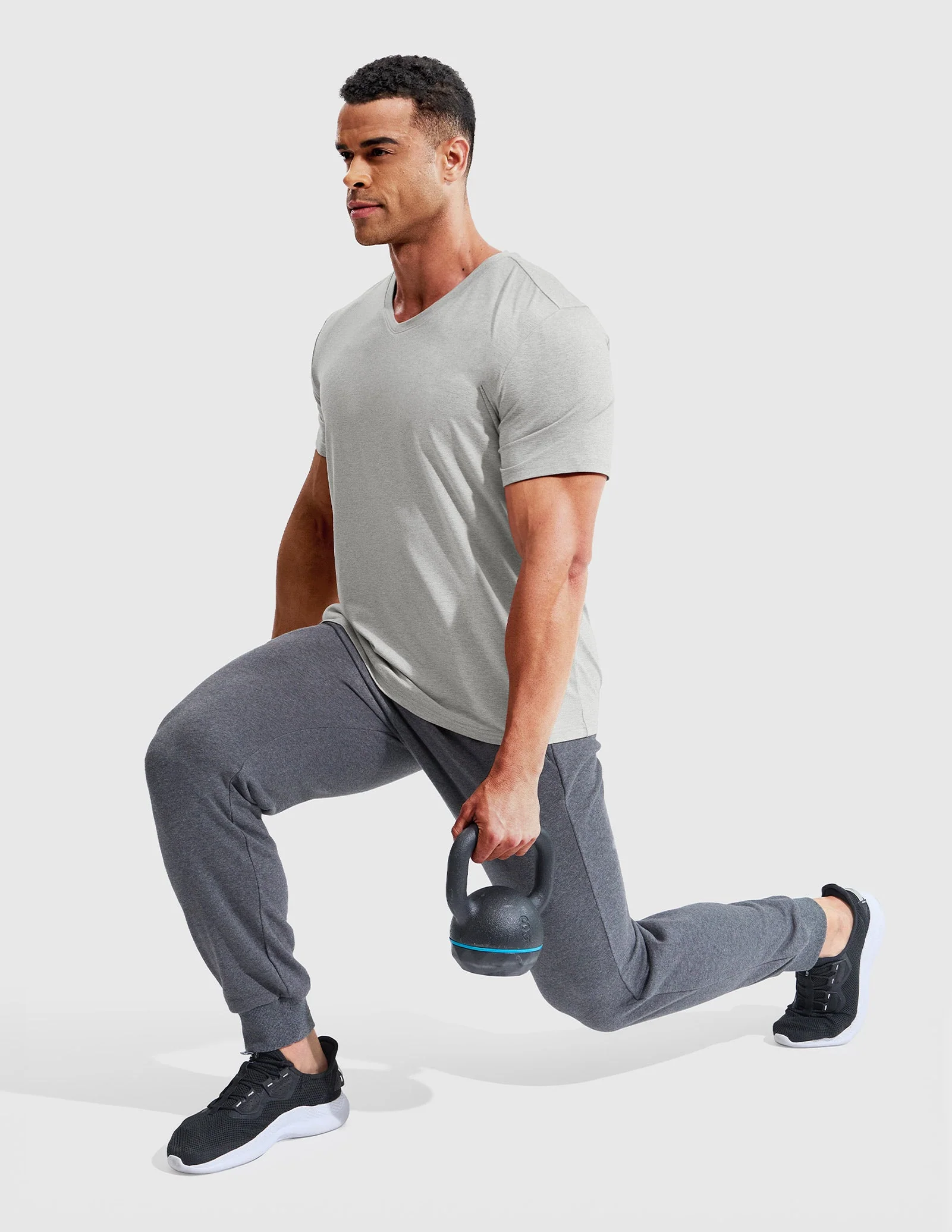 Men’s X-Sofort® Buttery Soft Dry Fit V-Neck Workout T-Shirt - Image 82