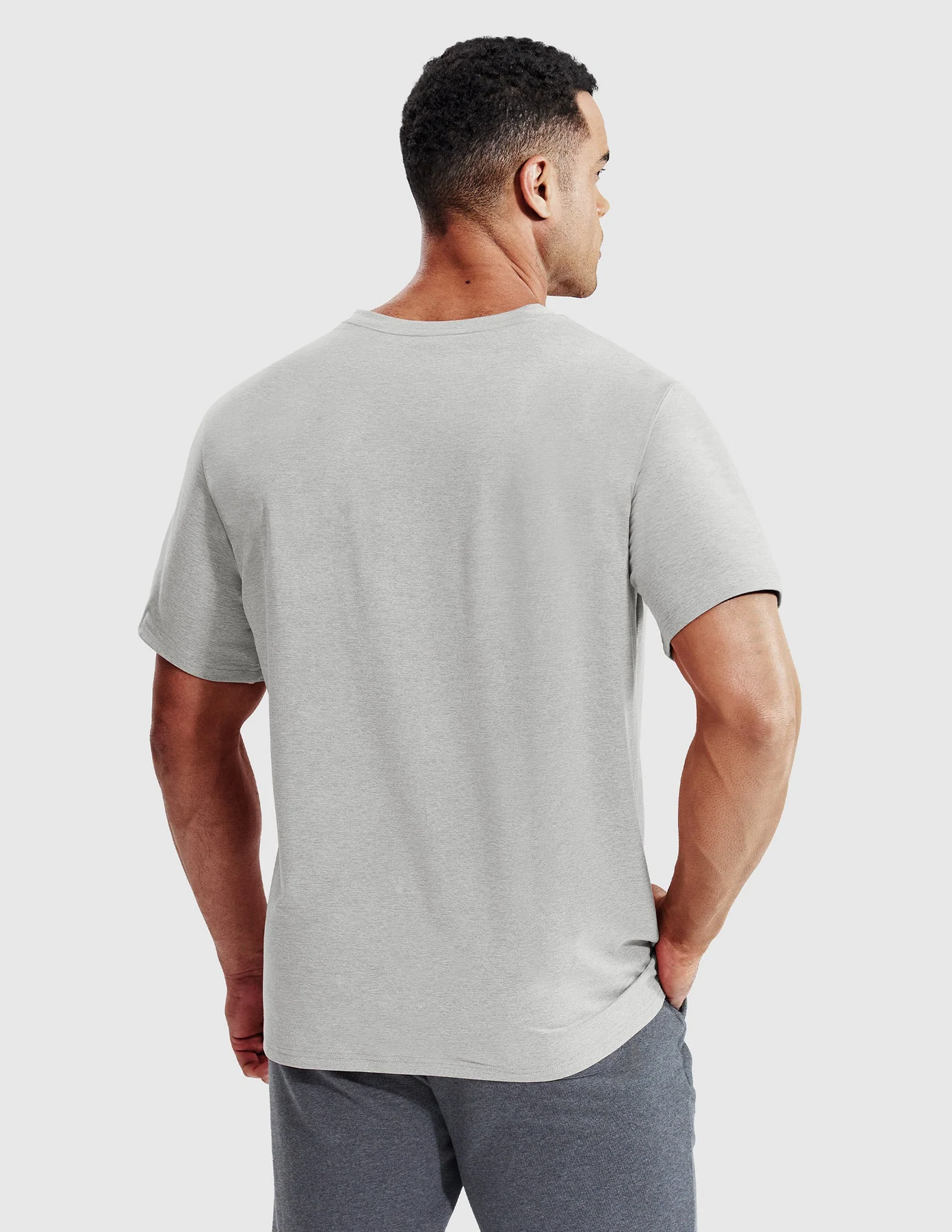 Men’s X-Sofort® Buttery Soft Dry Fit V-Neck Workout T-Shirt - Image 84