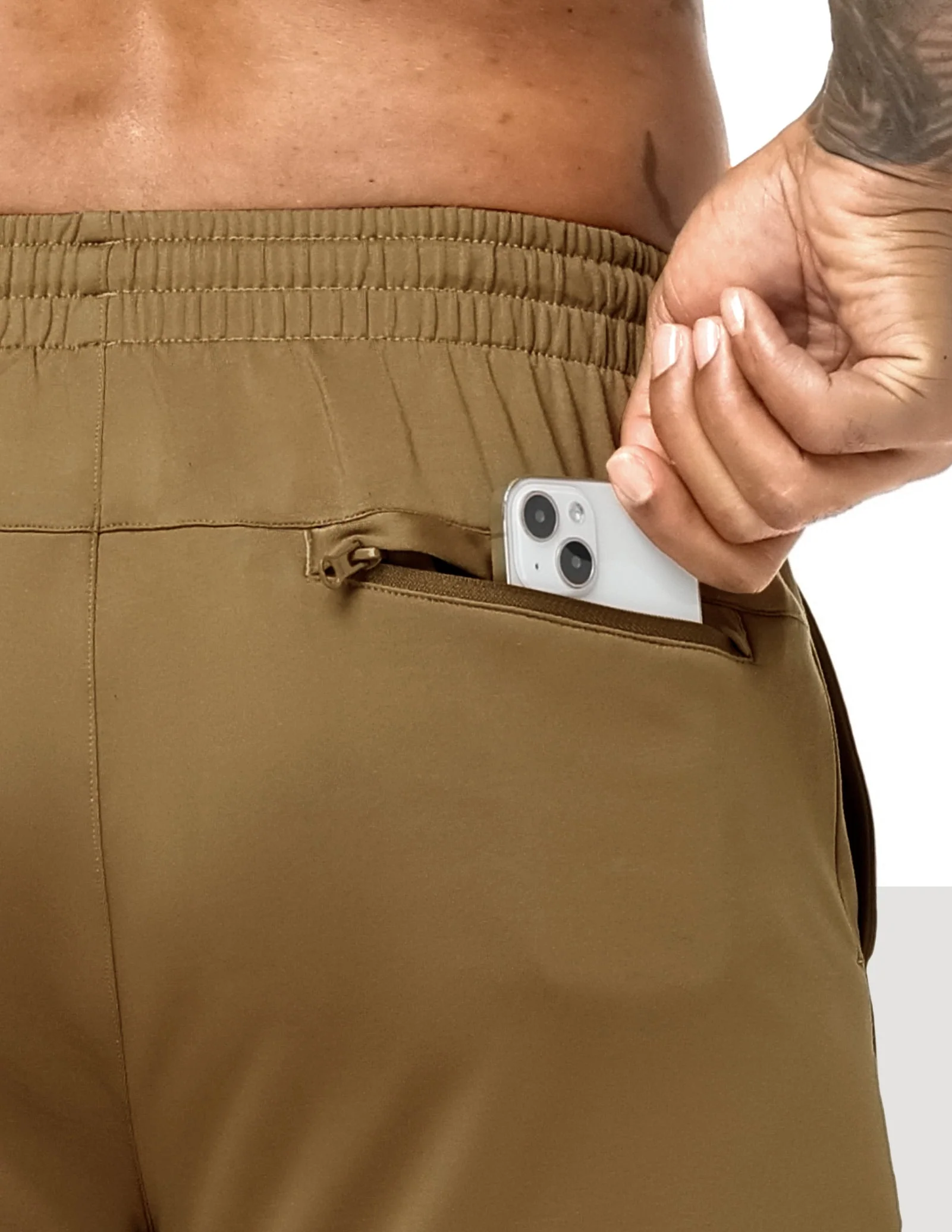 Men's Fleece Lined Athletic Pants with Zipper Pockets - Image 20