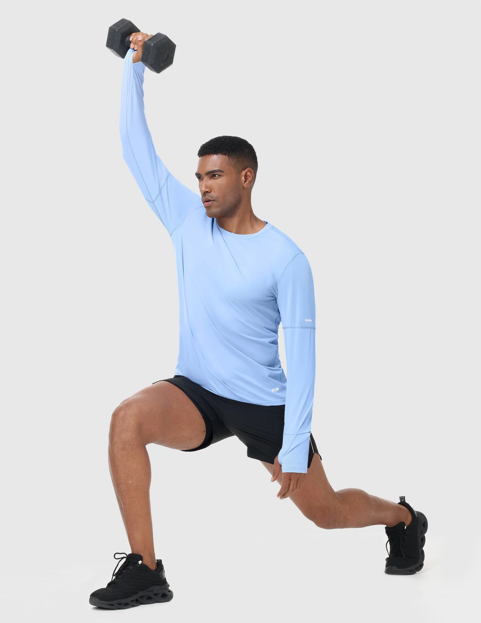 Men’s BreezeRun™ Long Sleeve UPF 50+ Quick-Dry Shirt - Image 10
