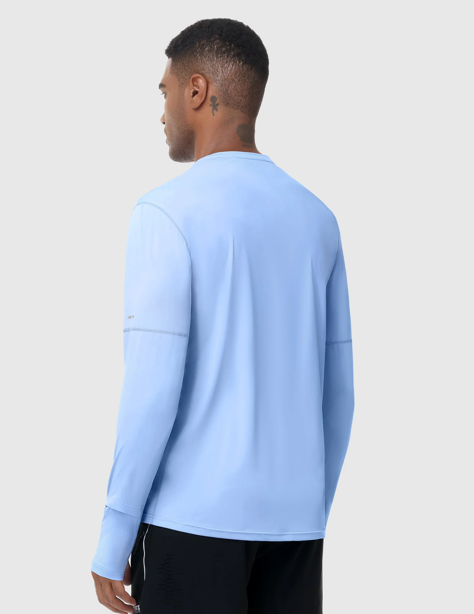 Men’s BreezeRun™ Long Sleeve UPF 50+ Quick-Dry Shirt - Image 12