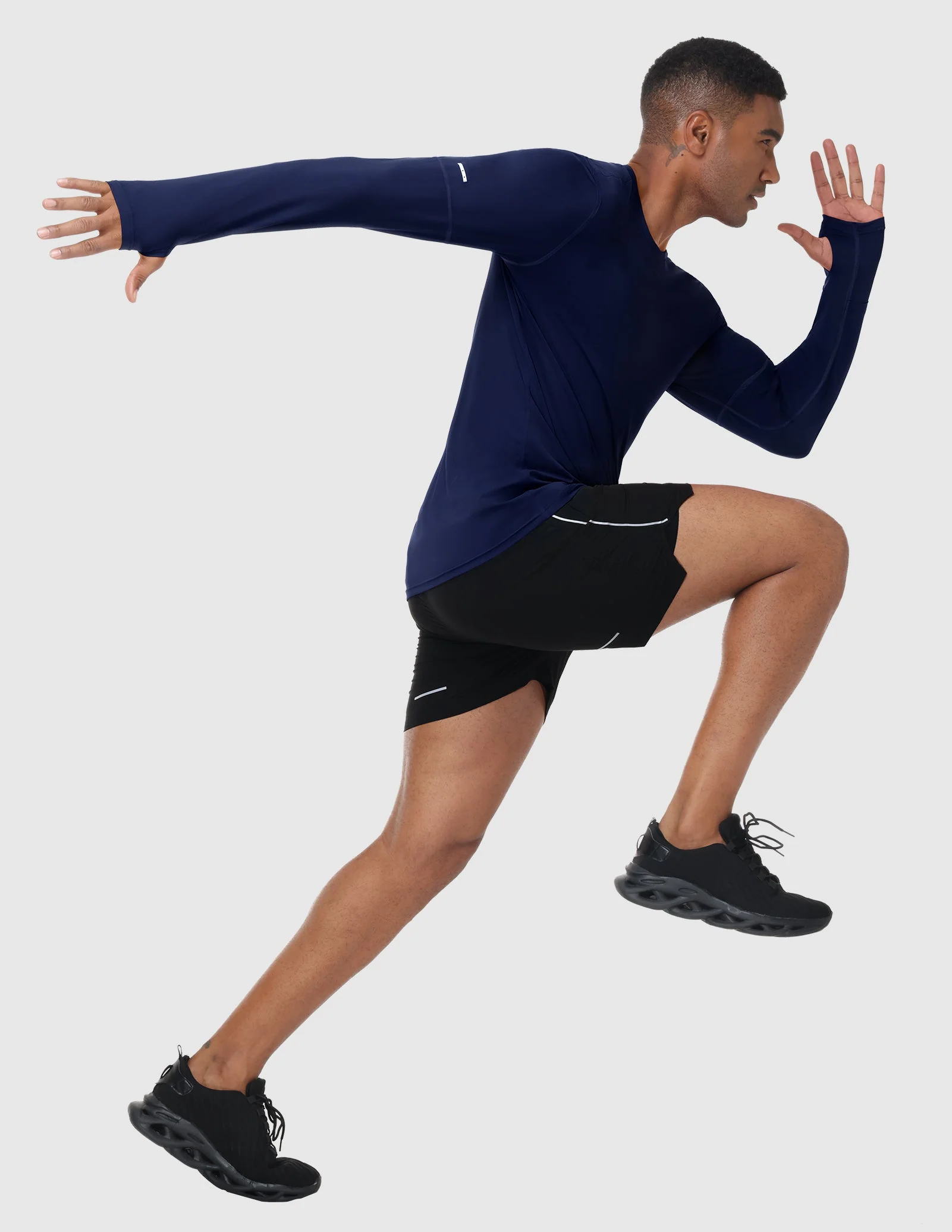 Men’s BreezeRun™ Long Sleeve UPF 50+ Quick-Dry Shirt - Image 19