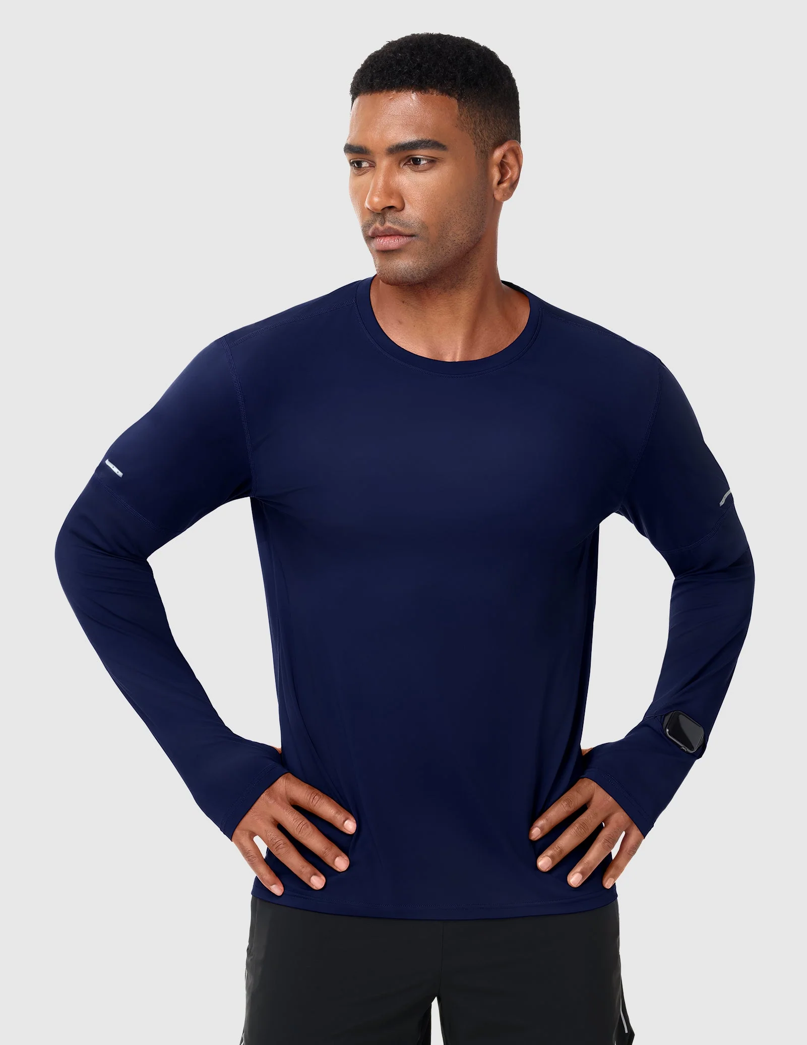 Men’s BreezeRun™ Long Sleeve UPF 50+ Quick-Dry Shirt - Image 21