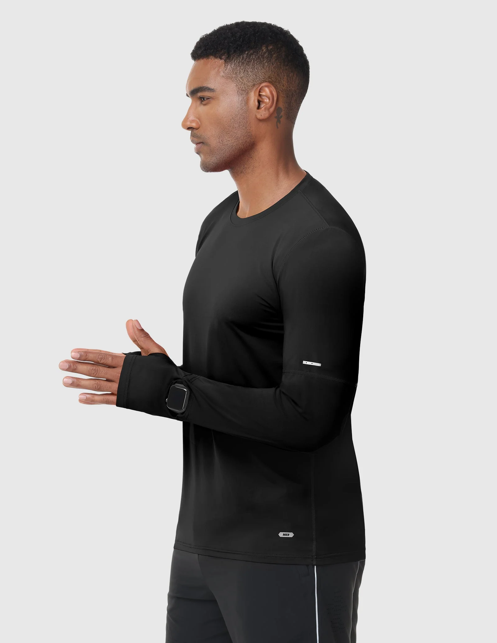 Men’s BreezeRun™ Long Sleeve UPF 50+ Quick-Dry Shirt - Image 30