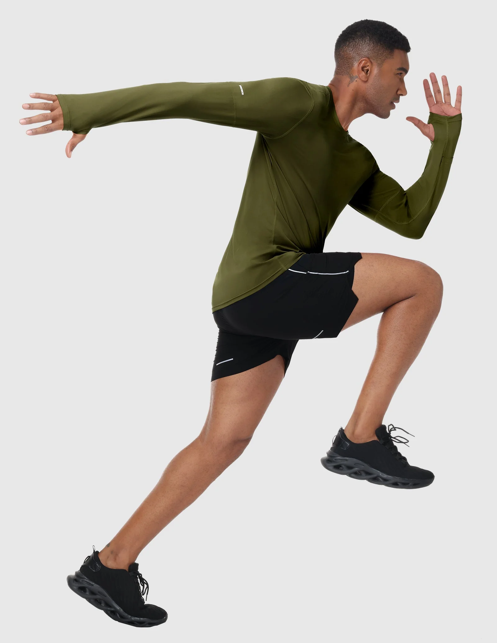 Men’s BreezeRun™ Long Sleeve UPF 50+ Quick-Dry Shirt - Image 35