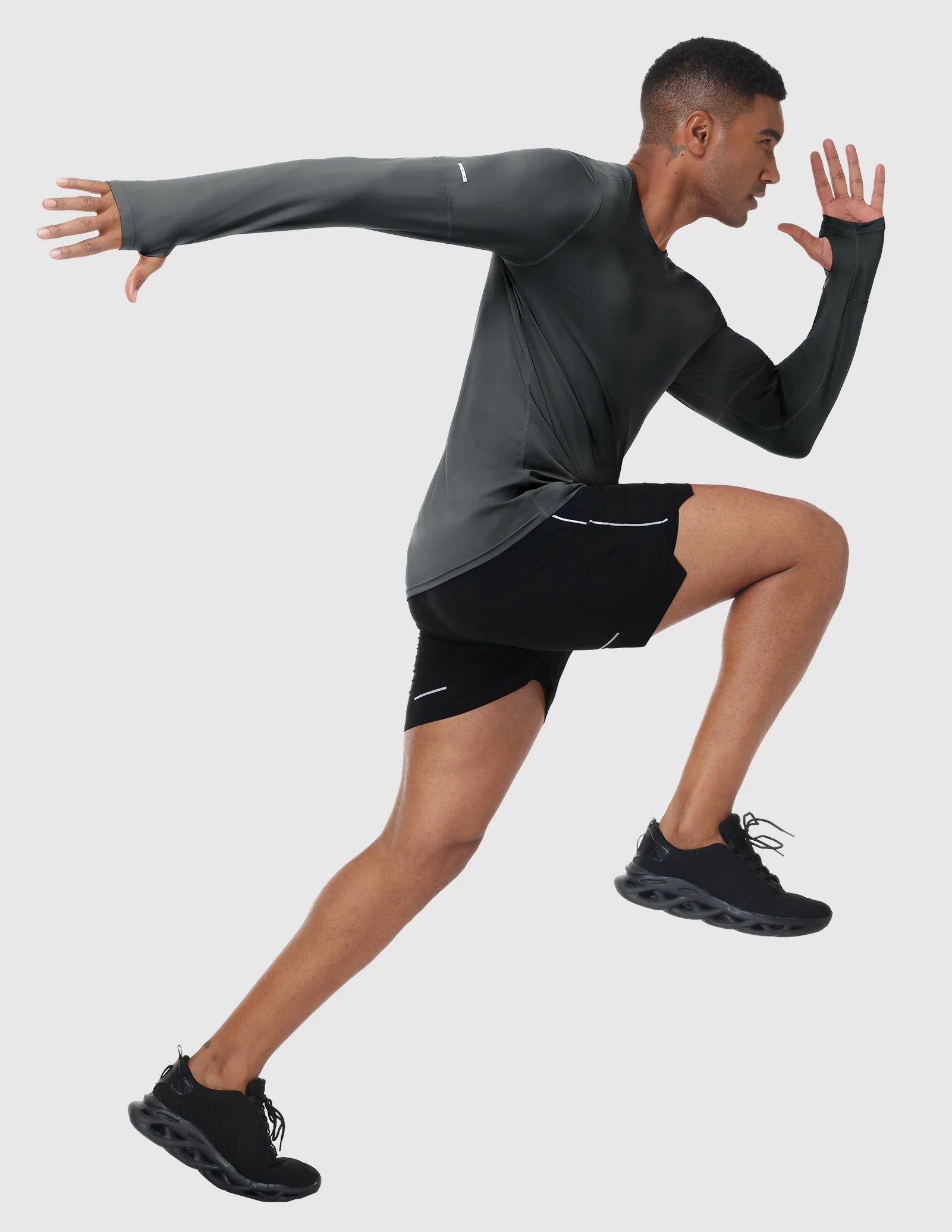 Men’s BreezeRun™ Long Sleeve UPF 50+ Quick-Dry Shirt - Image 44