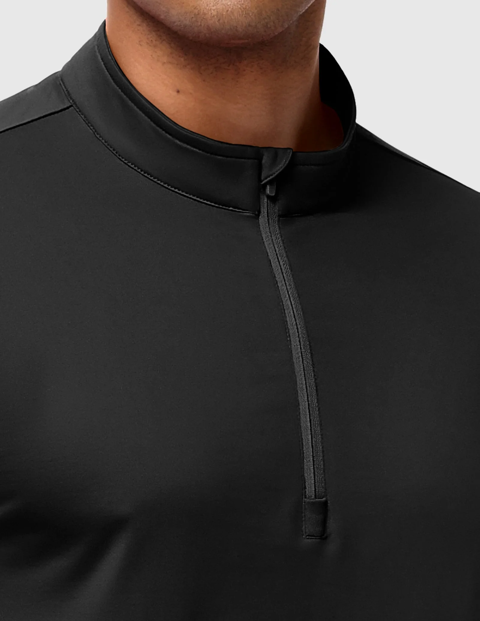 Men’s Brushed Quarter Zip Pullover Long Sleeve – Fleece Lined, Midweight - Image 17