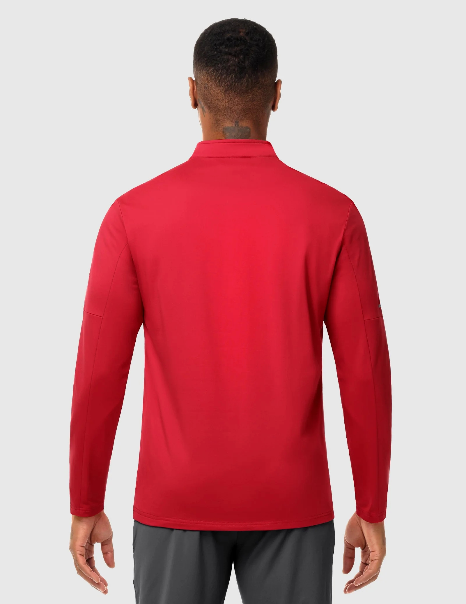 Men’s Brushed Quarter Zip Pullover Long Sleeve – Fleece Lined, Midweight - Image 23