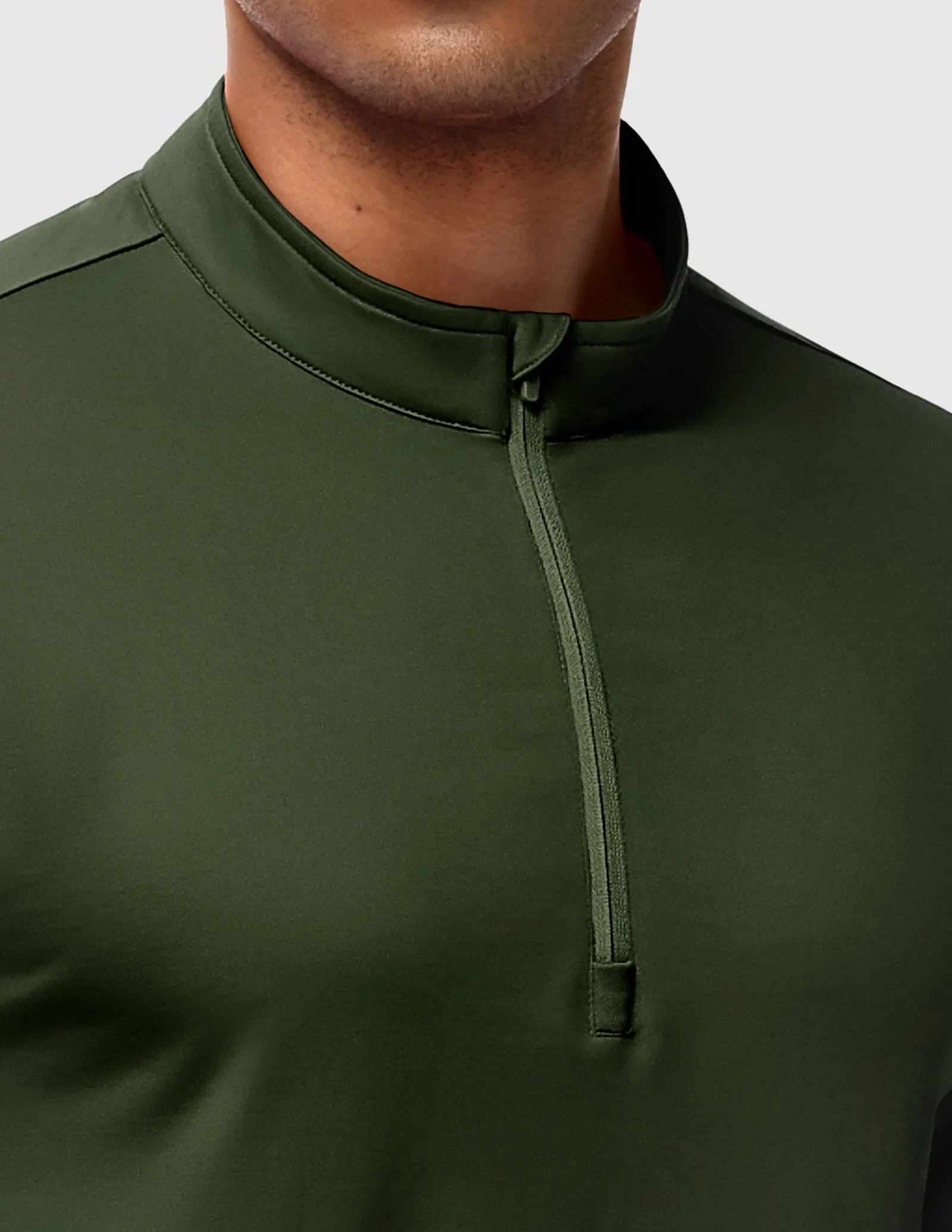 Men’s Brushed Quarter Zip Pullover Long Sleeve – Fleece Lined, Midweight - Image 29