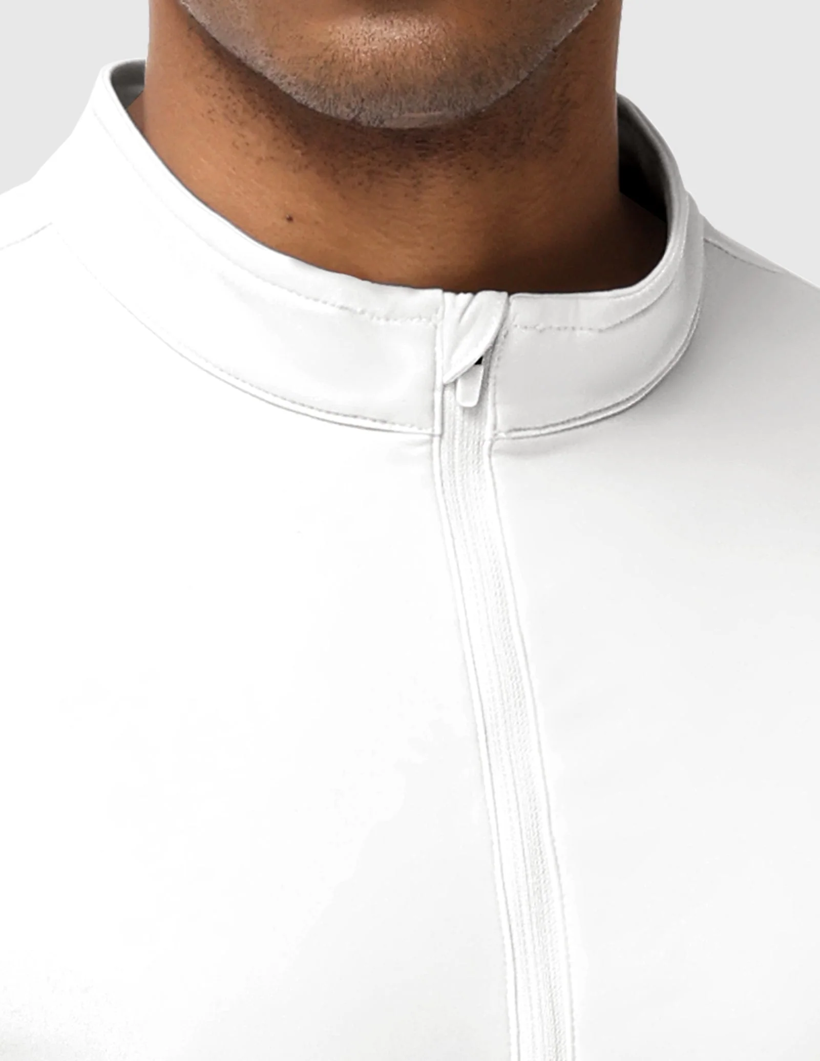 Men’s Brushed Quarter Zip Pullover Long Sleeve – Fleece Lined, Midweight - Image 6